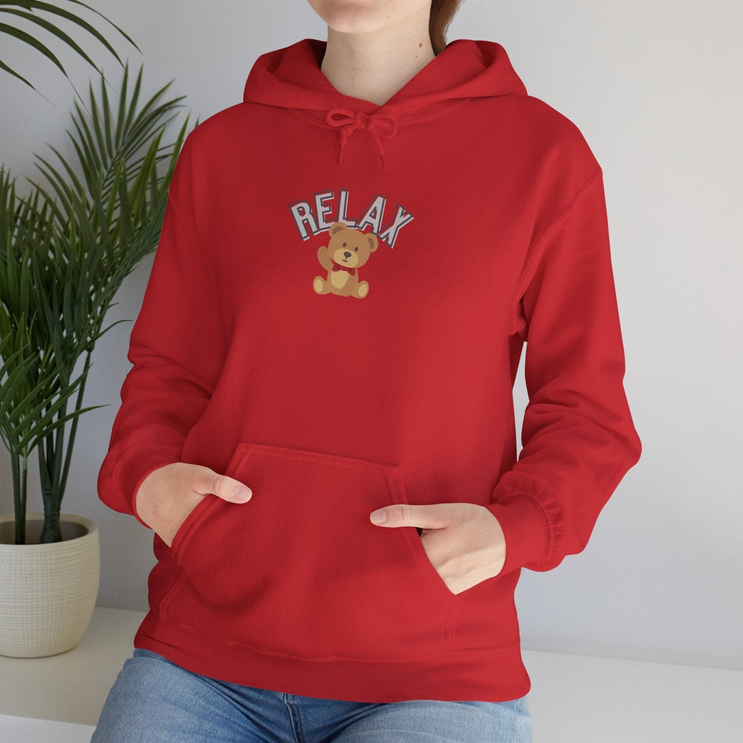 Teddy Bear Graphic Hoodie – Relaxation Sweatshirt for Men & Women - Wolf Aura Co