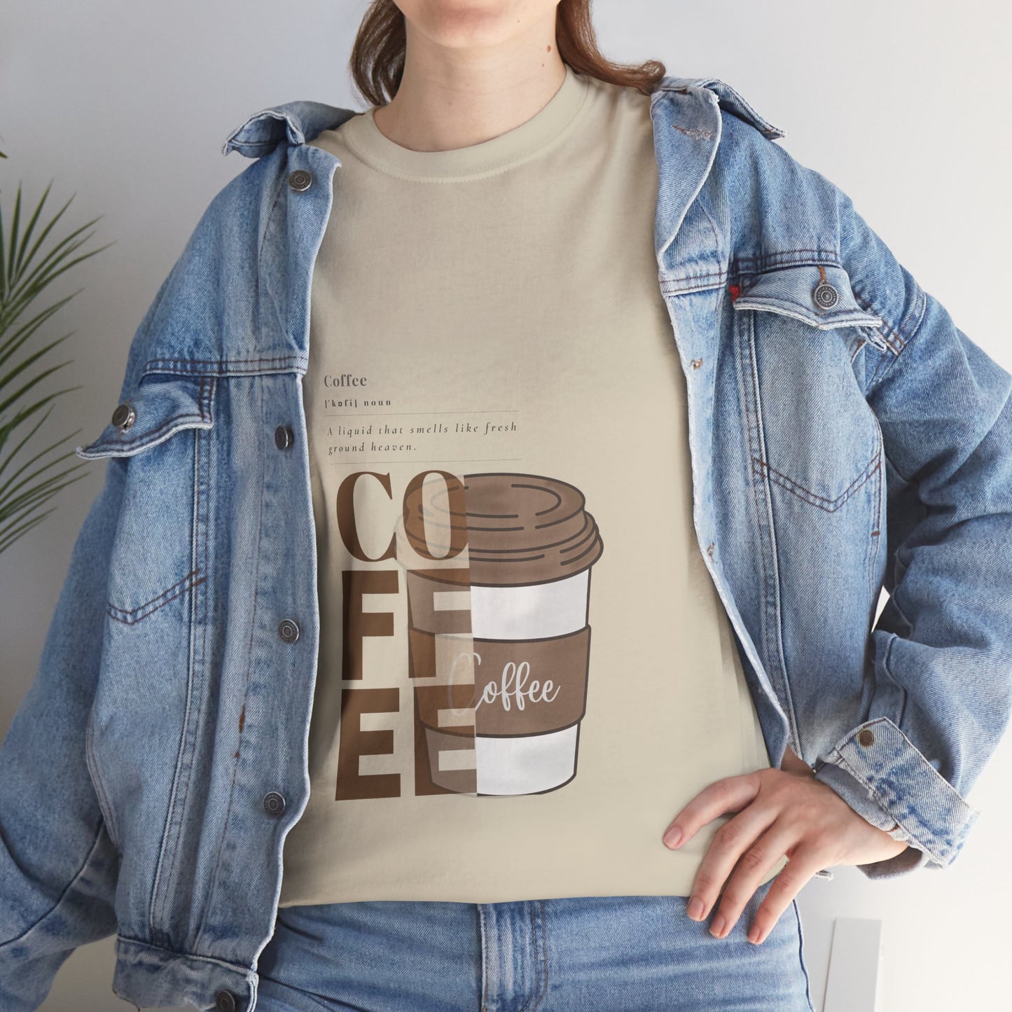 Fresh Brew Vibes Unisex Cotton Tee – Casual Coffee Lover’s T-Shirt
