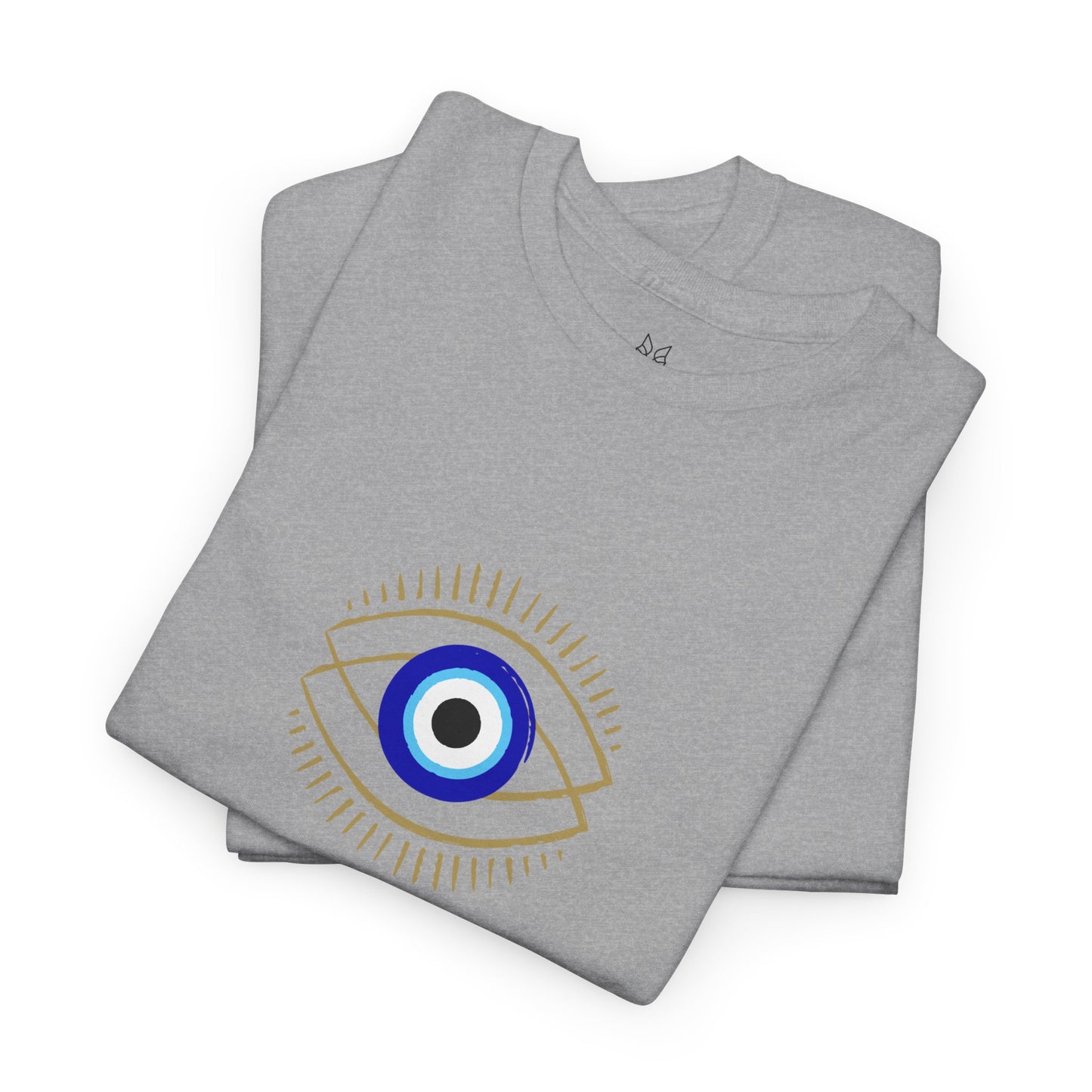 Evil Eye Graphic Tee – Unisex Casual Cotton T-Shirt | Protect Your Energy Shirt, Positive Vibes Apparel, Spiritual Gift - Wolf Aura Co