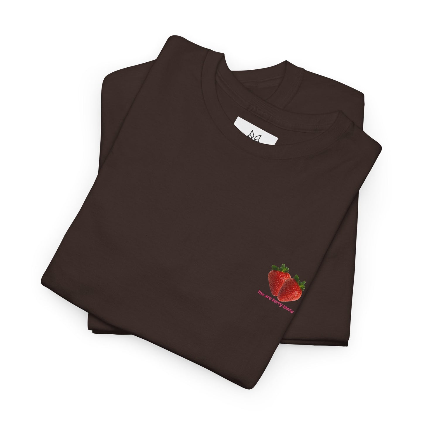 Strawberry Print Casual T-Shirt | Cute Graphic Tee, Everyday Comfort, Fruit-Inspired Fashion - Wolf Aura Co