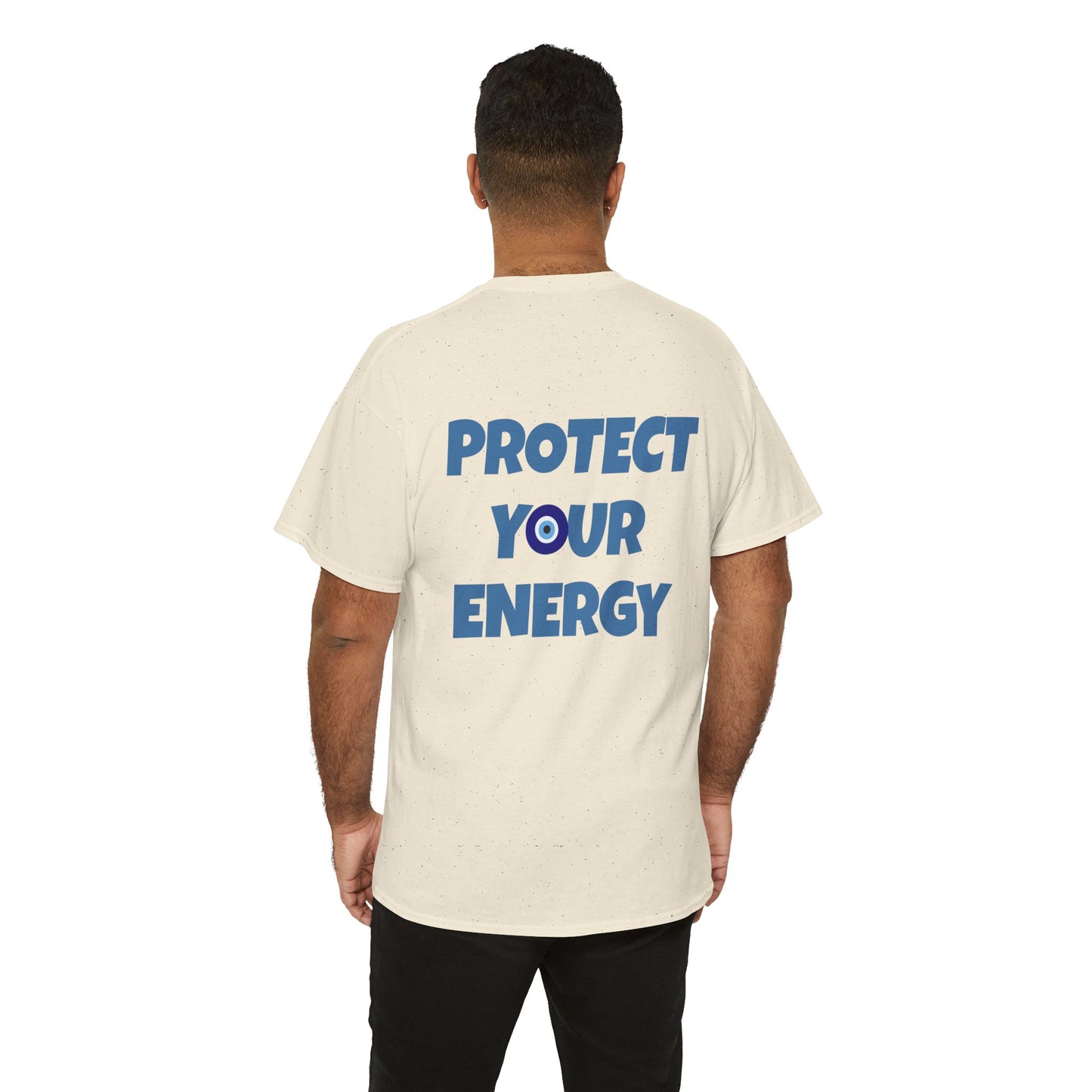 Evil Eye Graphic Tee – Unisex Casual Cotton T-Shirt | Protect Your Energy Shirt, Positive Vibes Apparel, Spiritual Gift - Wolf Aura Co