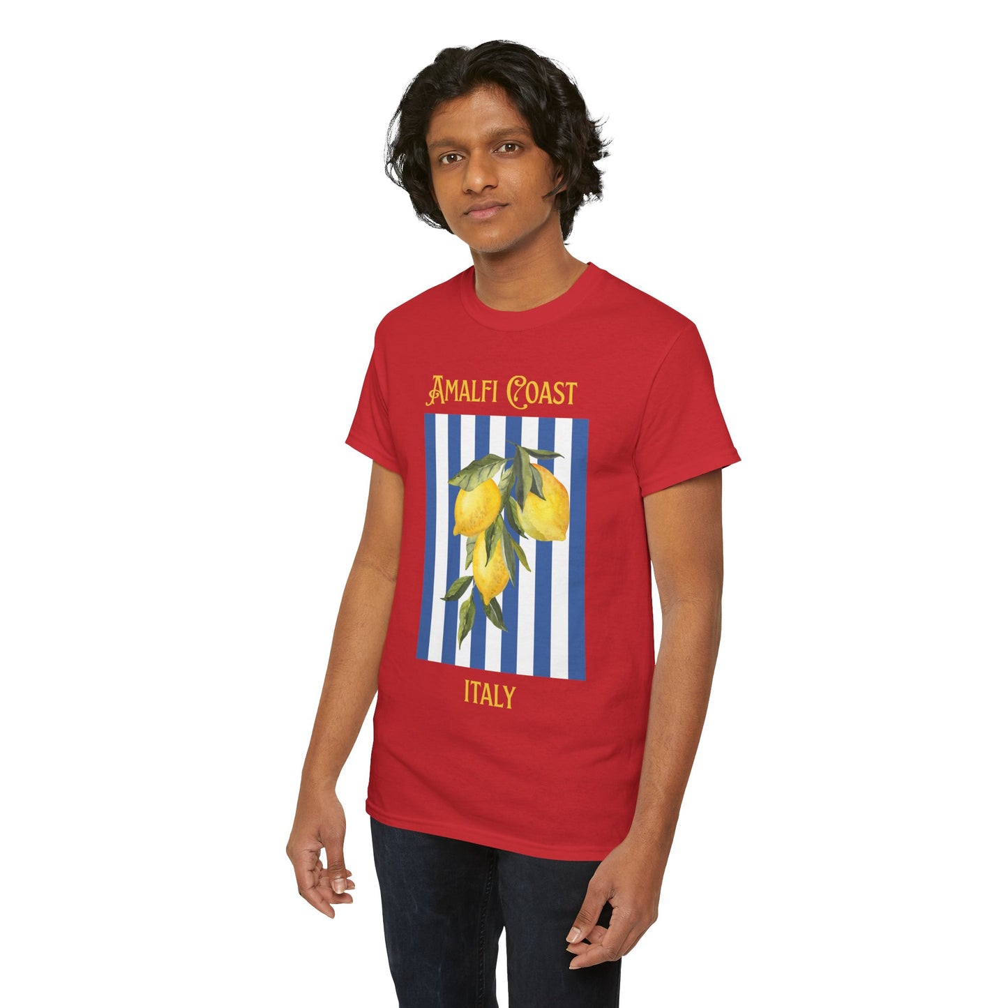 Unisex Amalfi Coast T-Shirt – Casual Coastal Graphic Tee - Wolf Aura Co