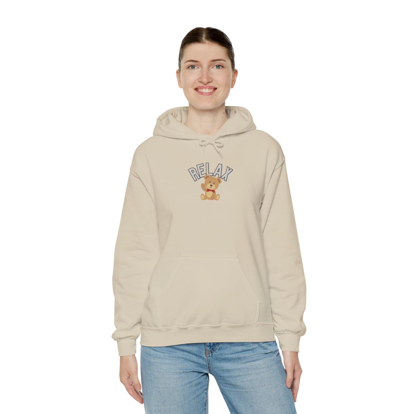 Teddy Bear Graphic Hoodie – Relaxation Sweatshirt for Men & Women - Wolf Aura Co