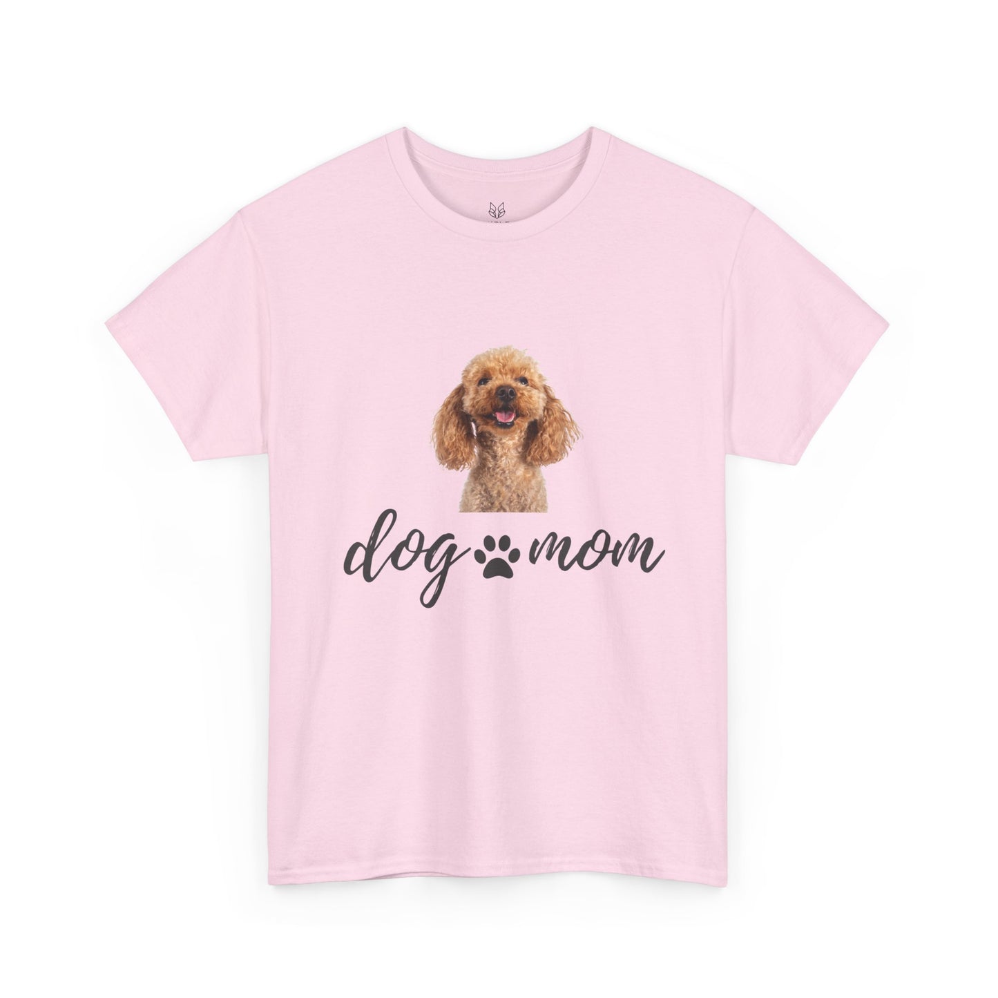 Dog Mom Cotton Tee – Casual &Comfy Gift for Pet Lovers | Wolf Aura
