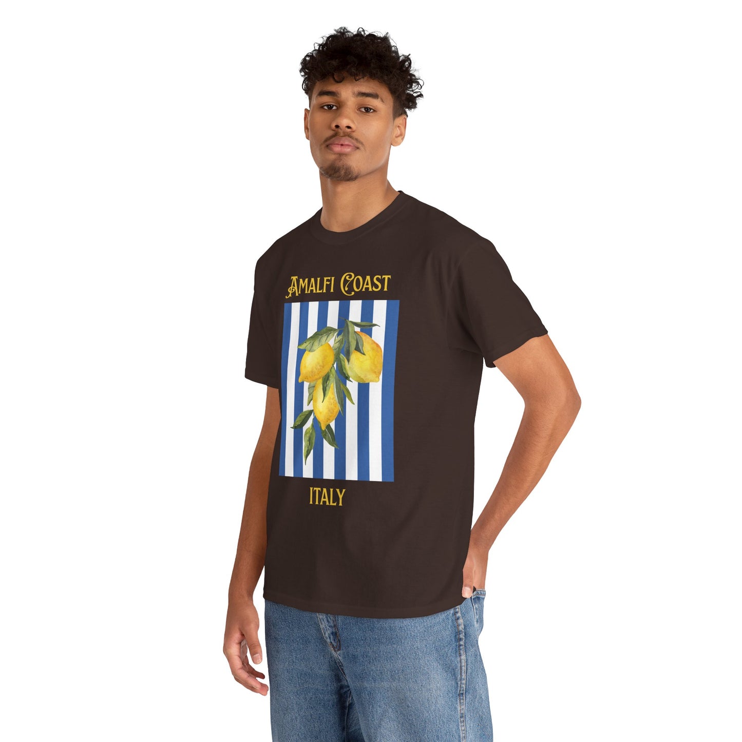 Unisex Amalfi Coast T-Shirt – Casual Coastal Graphic Tee - Wolf Aura Co