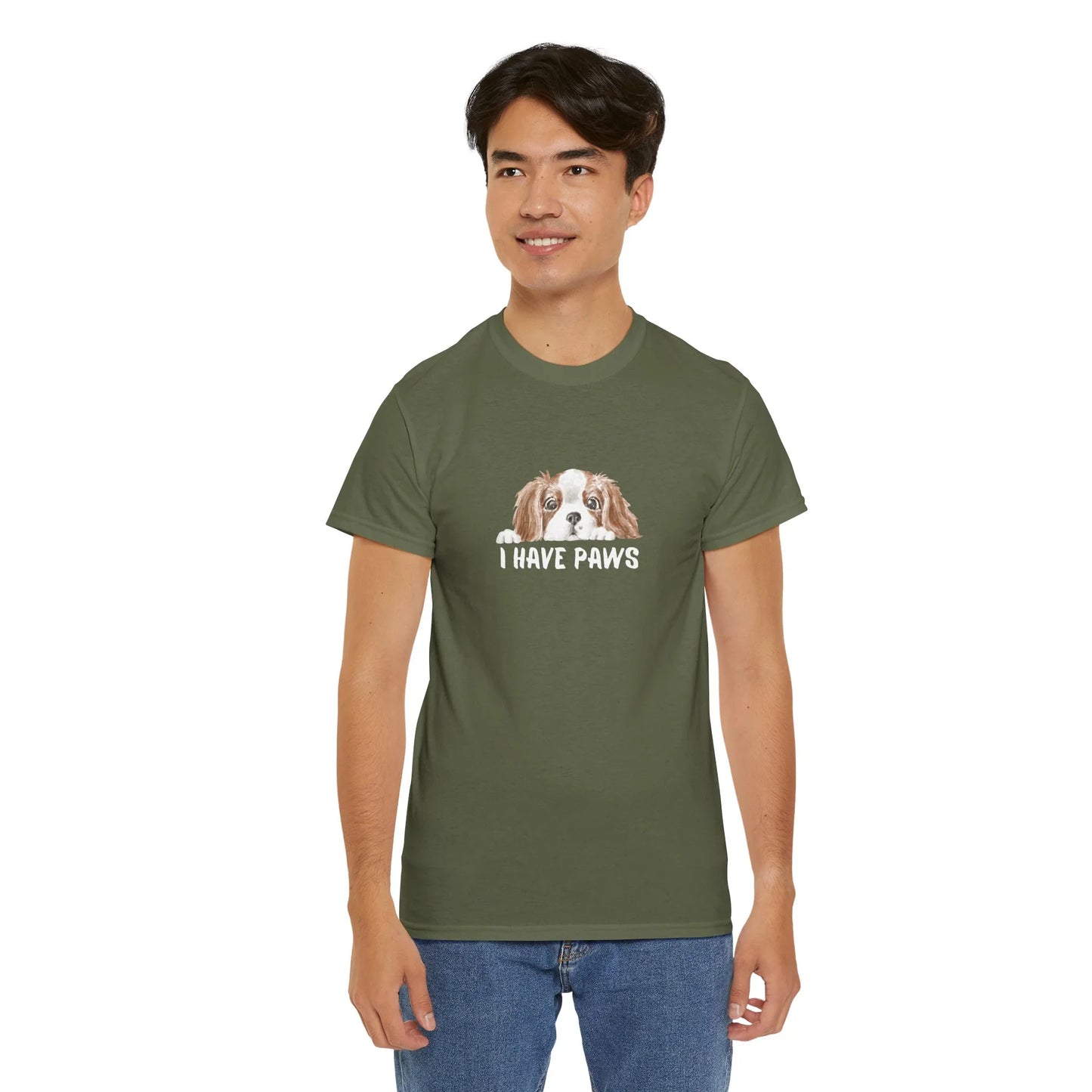 Dog Lover's Unisex Tee - I Have Paws - Wolf Aura Co