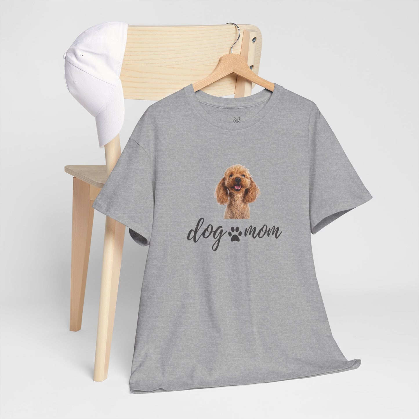 Dog Print Cotton T-Shirt – Cute Casual Tee for Dog Moms | Gift for Dog Lovers, Everyday Comfort, Pet Parent Apparel - Wolf Aura Co