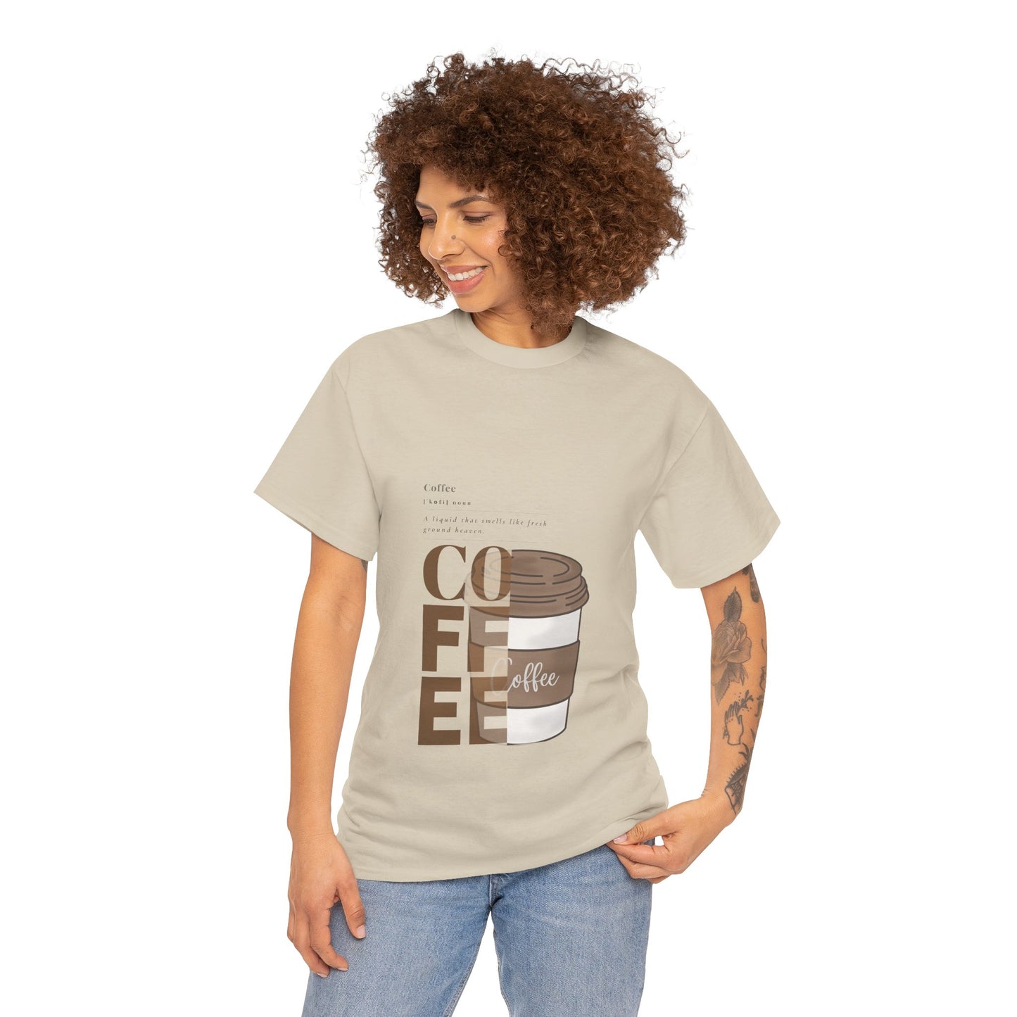 Fresh Brew Vibes Unisex Cotton Tee – Casual Coffee Lover’s T-Shirt