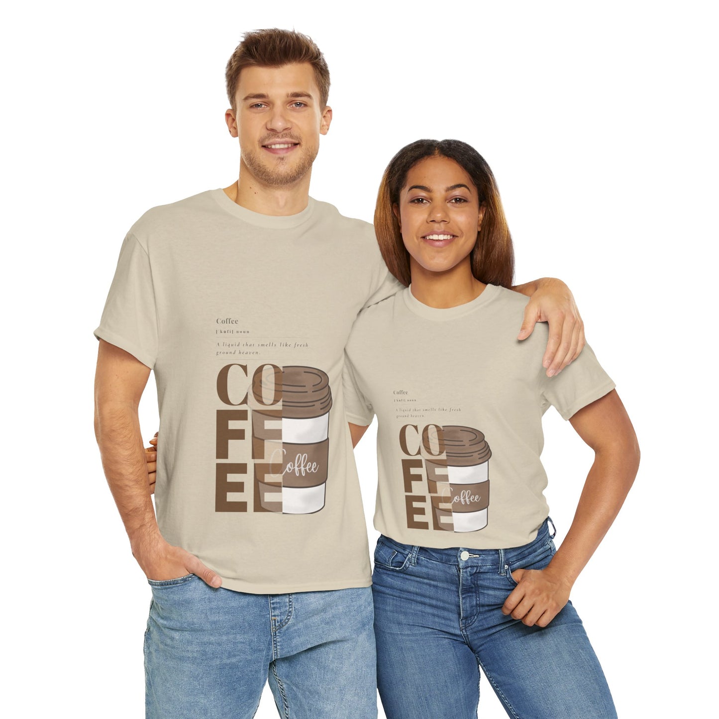 Fresh Brew Vibes Unisex Cotton Tee – Casual Coffee Lover’s T-Shirt