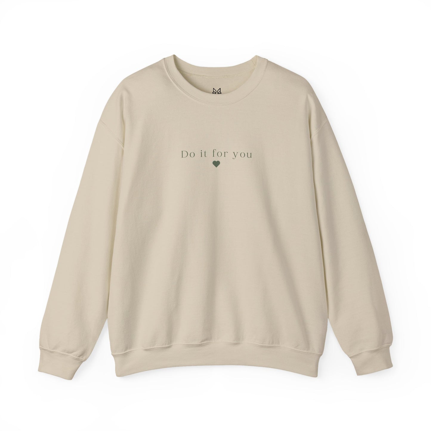 Cozy Affirmation Crewneck Sweatshirt – Do It For You - Wolf Aura Co