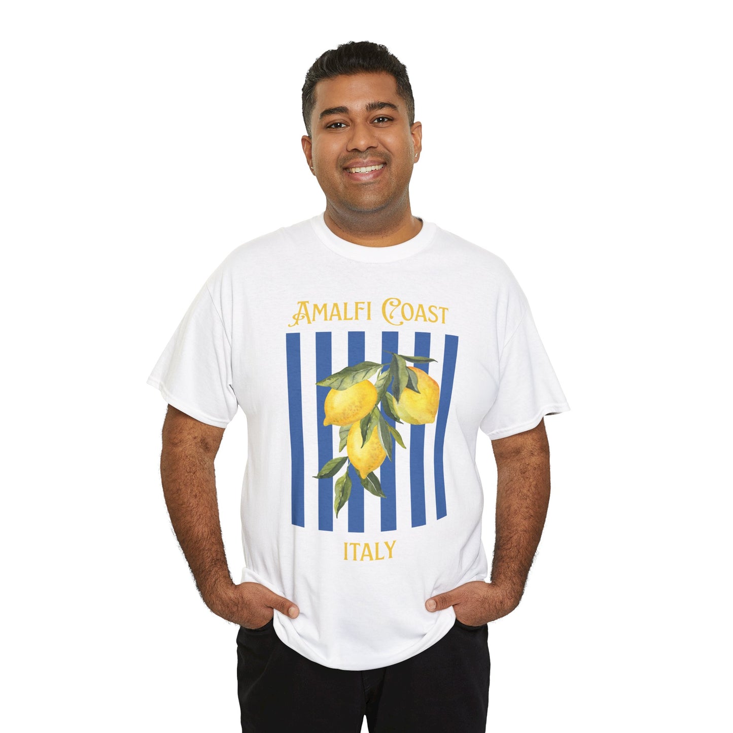 Unisex Amalfi Coast T-Shirt – Casual Coastal Graphic Tee - Wolf Aura Co