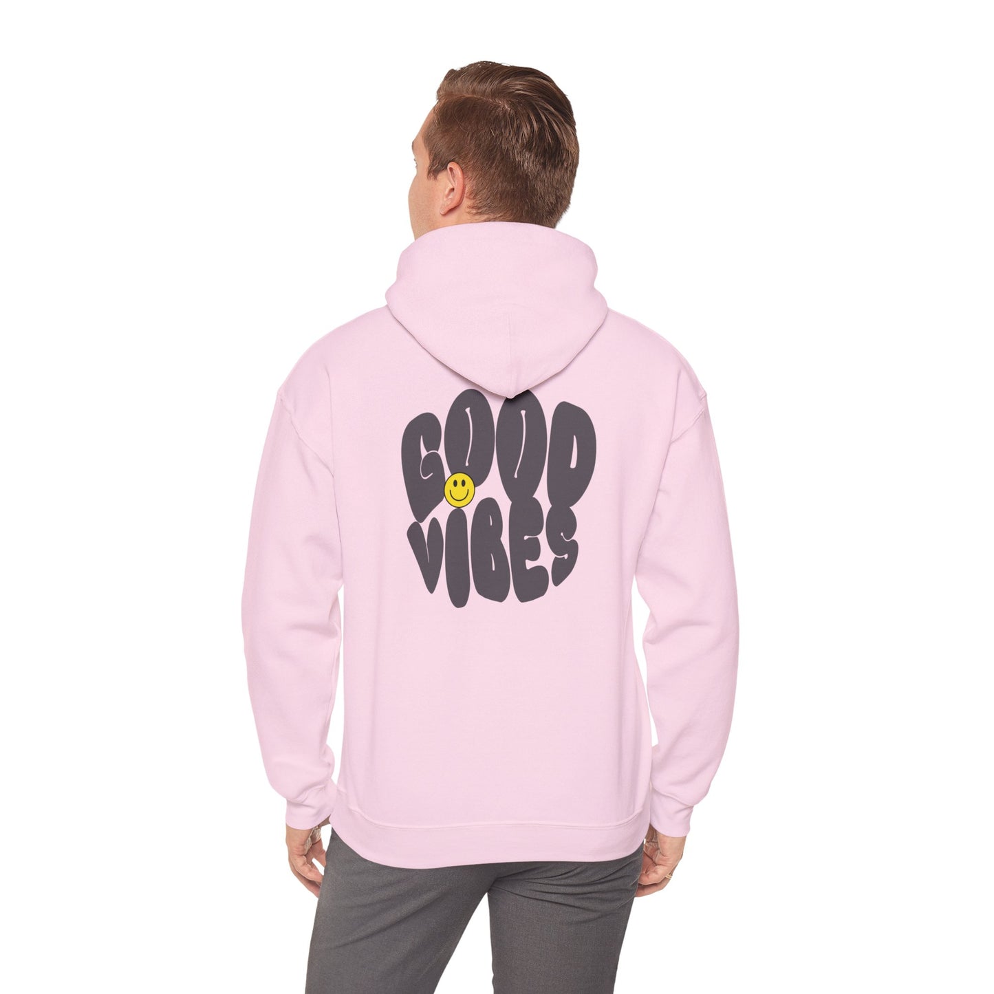 Good Vibes Unisex Hoodie - Cozy Sweatshirt, Casual Wear, Perfect Gift, Everyday Comfort, Trendy Fashion - Wolf Aura Co