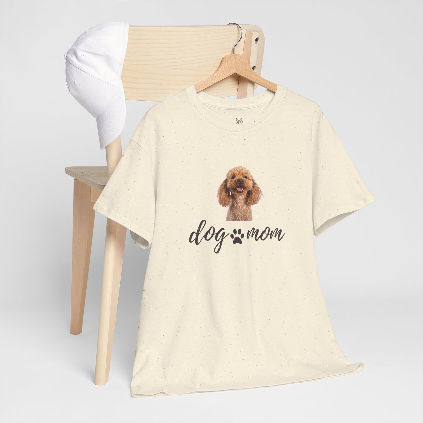 Dog Print Cotton T-Shirt – Cute Casual Tee for Dog Moms | Gift for Dog Lovers, Everyday Comfort, Pet Parent Apparel - Wolf Aura Co