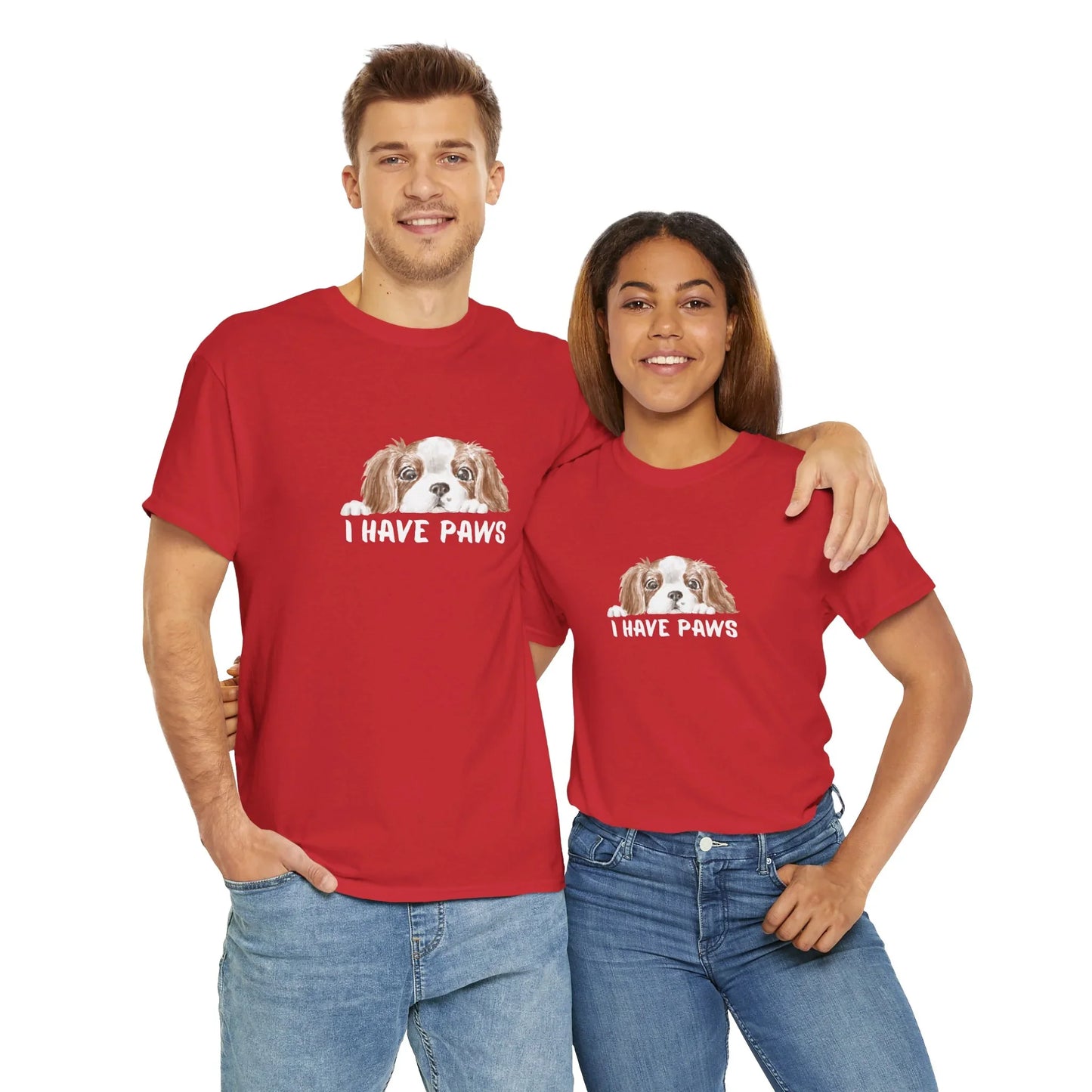 Dog Lover's Unisex Tee - I Have Paws - Wolf Aura Co