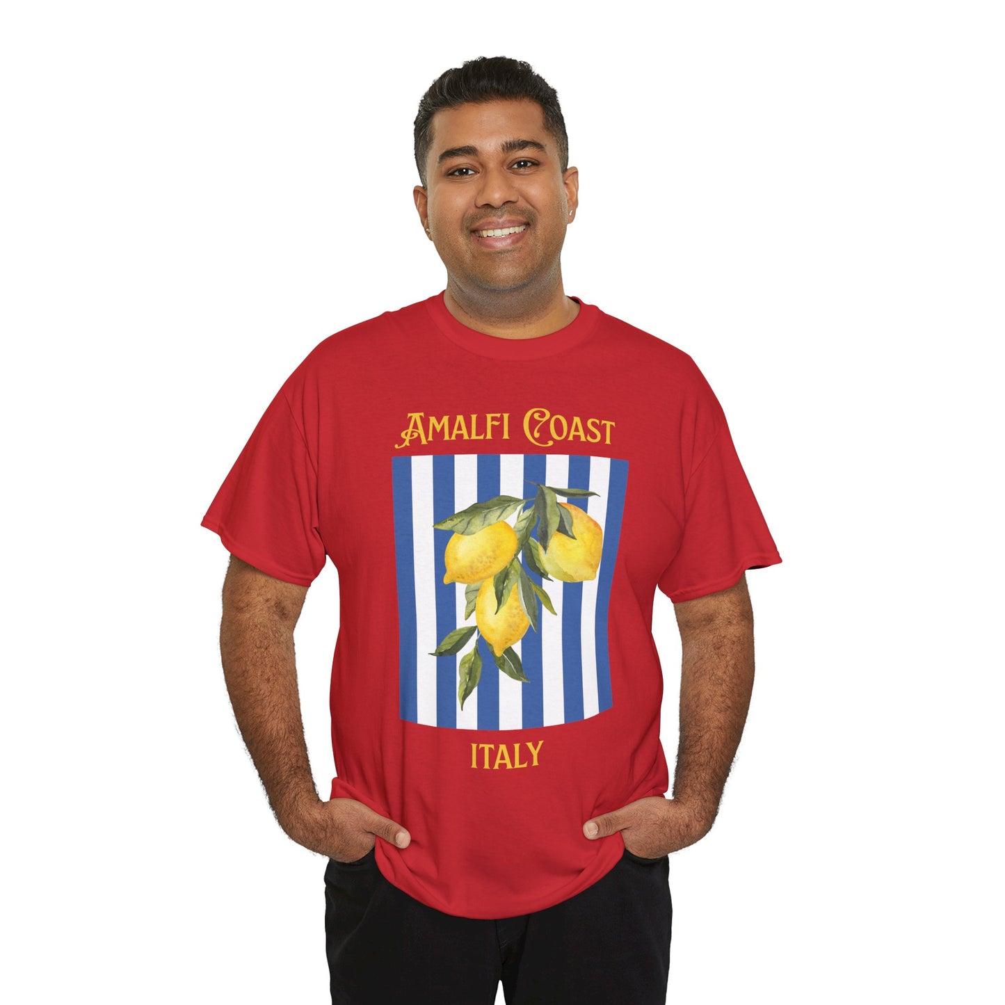 Unisex Amalfi Coast T-Shirt – Casual Coastal Graphic Tee - Wolf Aura Co