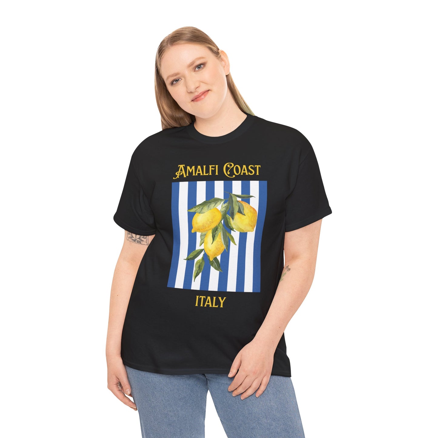 Unisex Amalfi Coast T-Shirt – Casual Coastal Graphic Tee - Wolf Aura Co