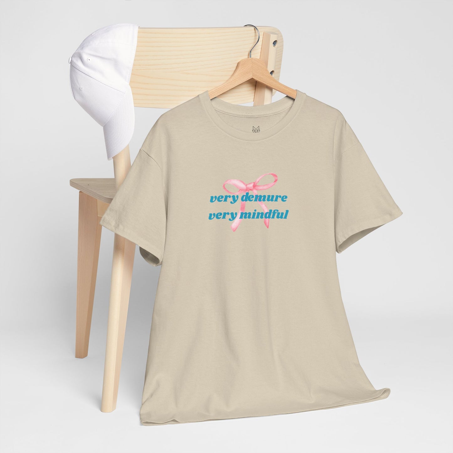 Very Demure, Very Mindful Print Tee – Cozy & Stylish - Wolf Aura Co