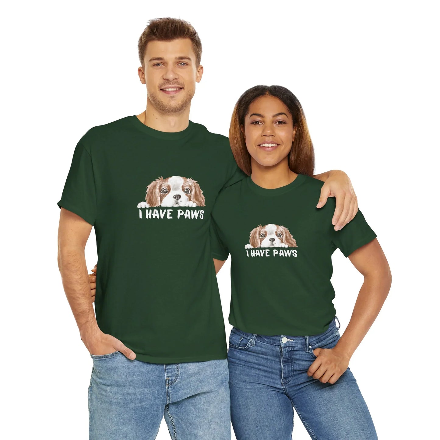 Dog Lover's Unisex Tee - I Have Paws - Wolf Aura Co