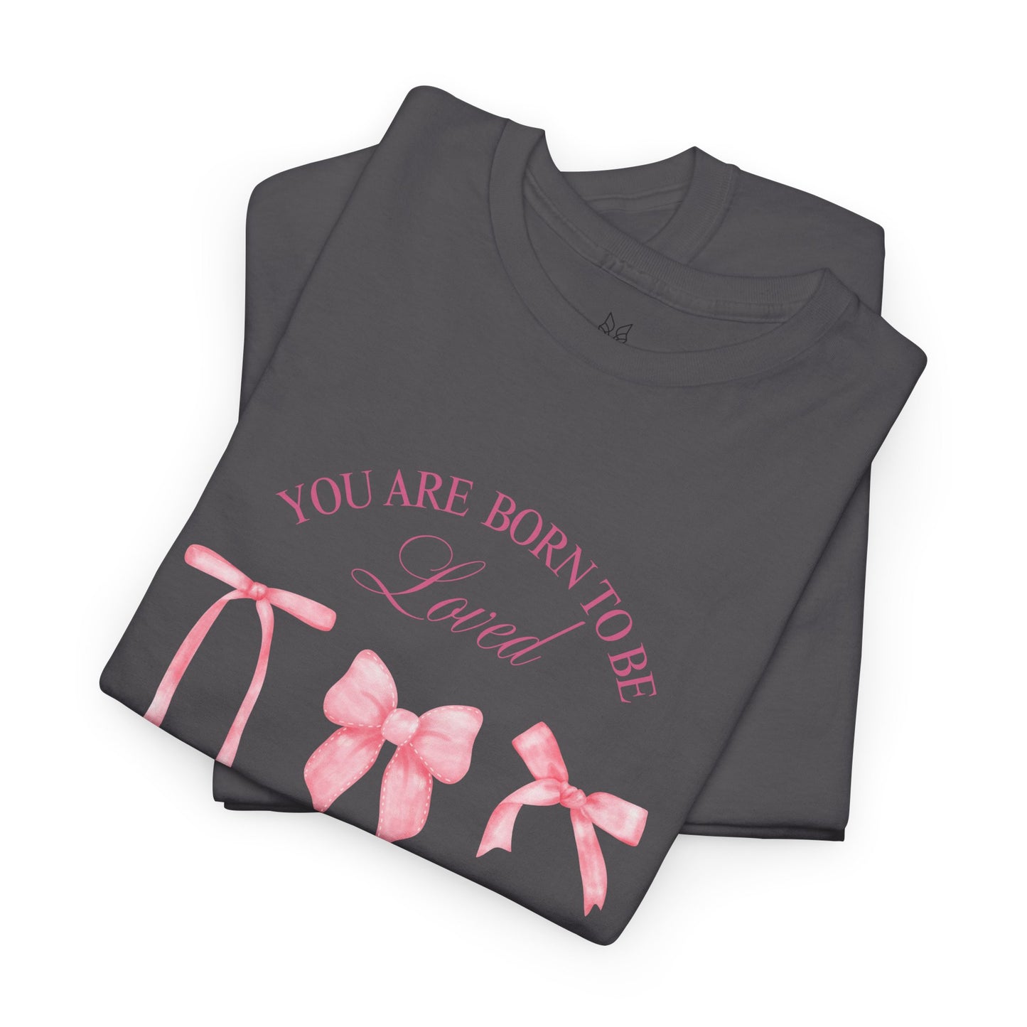 Cute Bow Cotton T-Shirt – Casual Graphic Tee, Everyday Comfort, Gift for Her - Wolf Aura Co