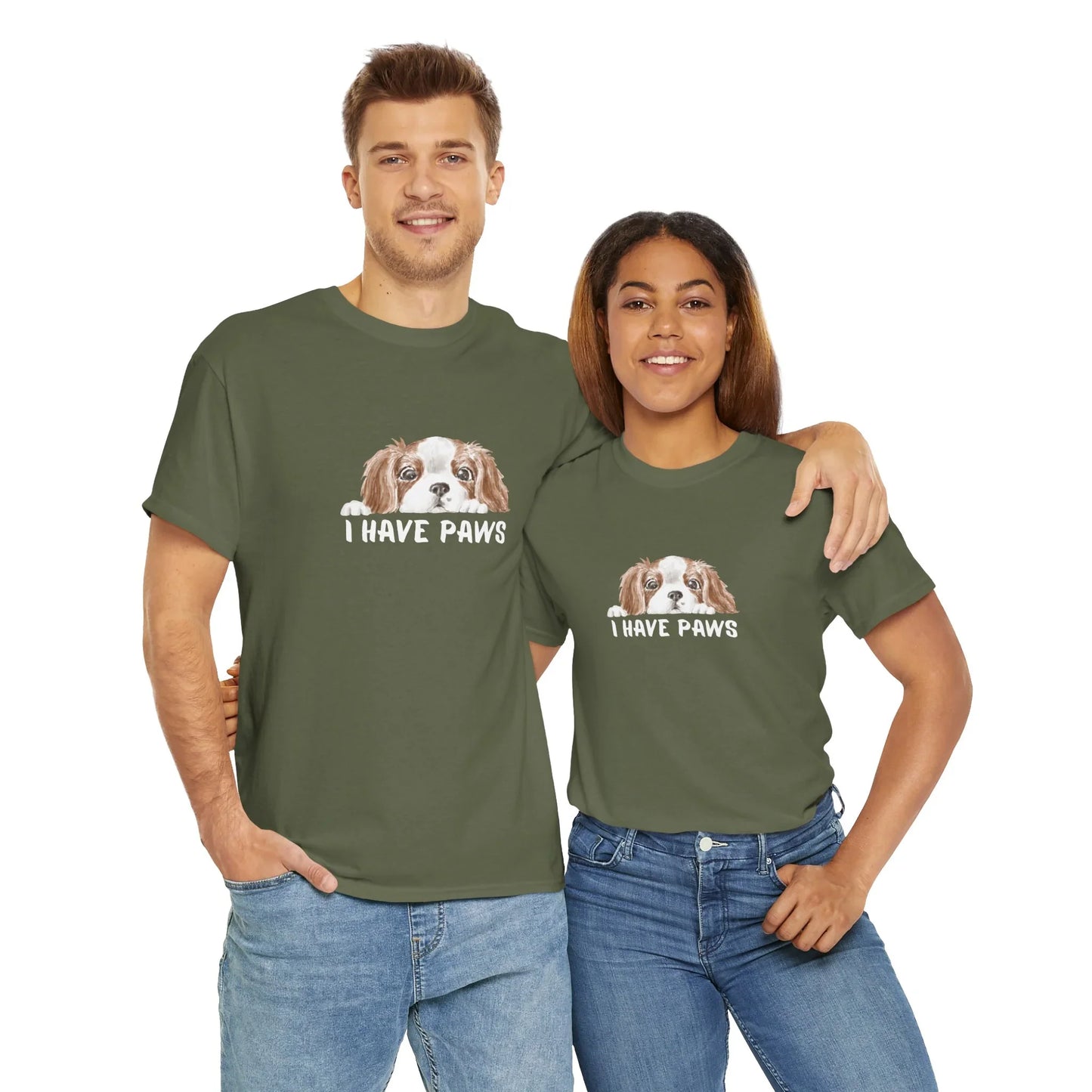 Dog Lover's Unisex Tee - I Have Paws - Wolf Aura Co