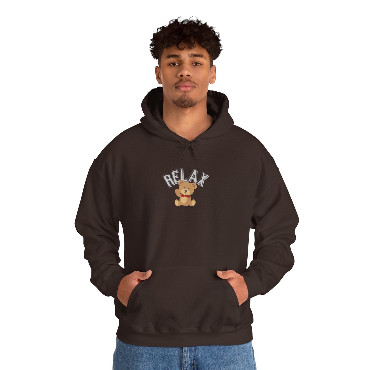 Teddy Bear Graphic Hoodie – Relaxation Sweatshirt for Men & Women - Wolf Aura Co