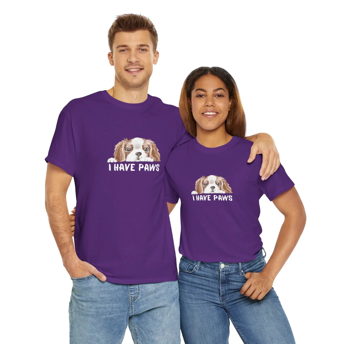 Dog Lover's Unisex Tee - I Have Paws - Wolf Aura Co