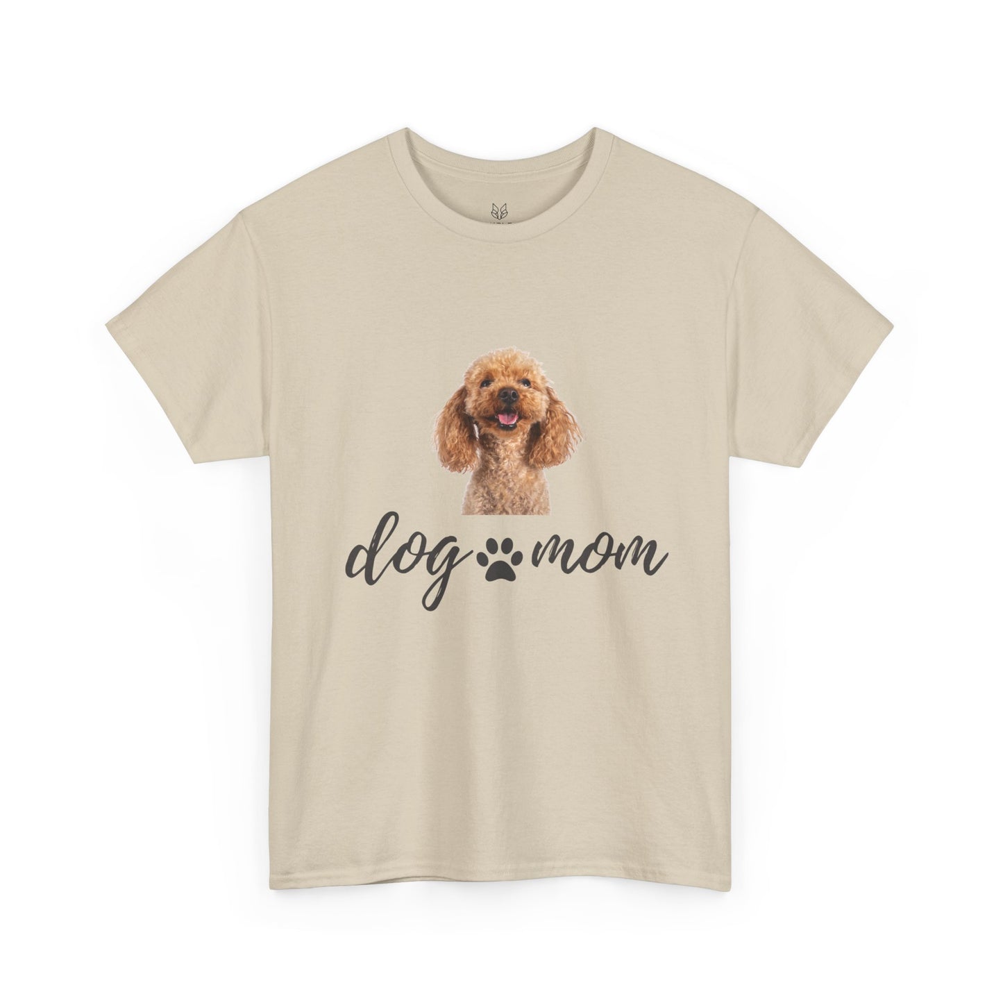 Dog Mom Cotton Tee – Casual &Comfy Gift for Pet Lovers | Wolf Aura