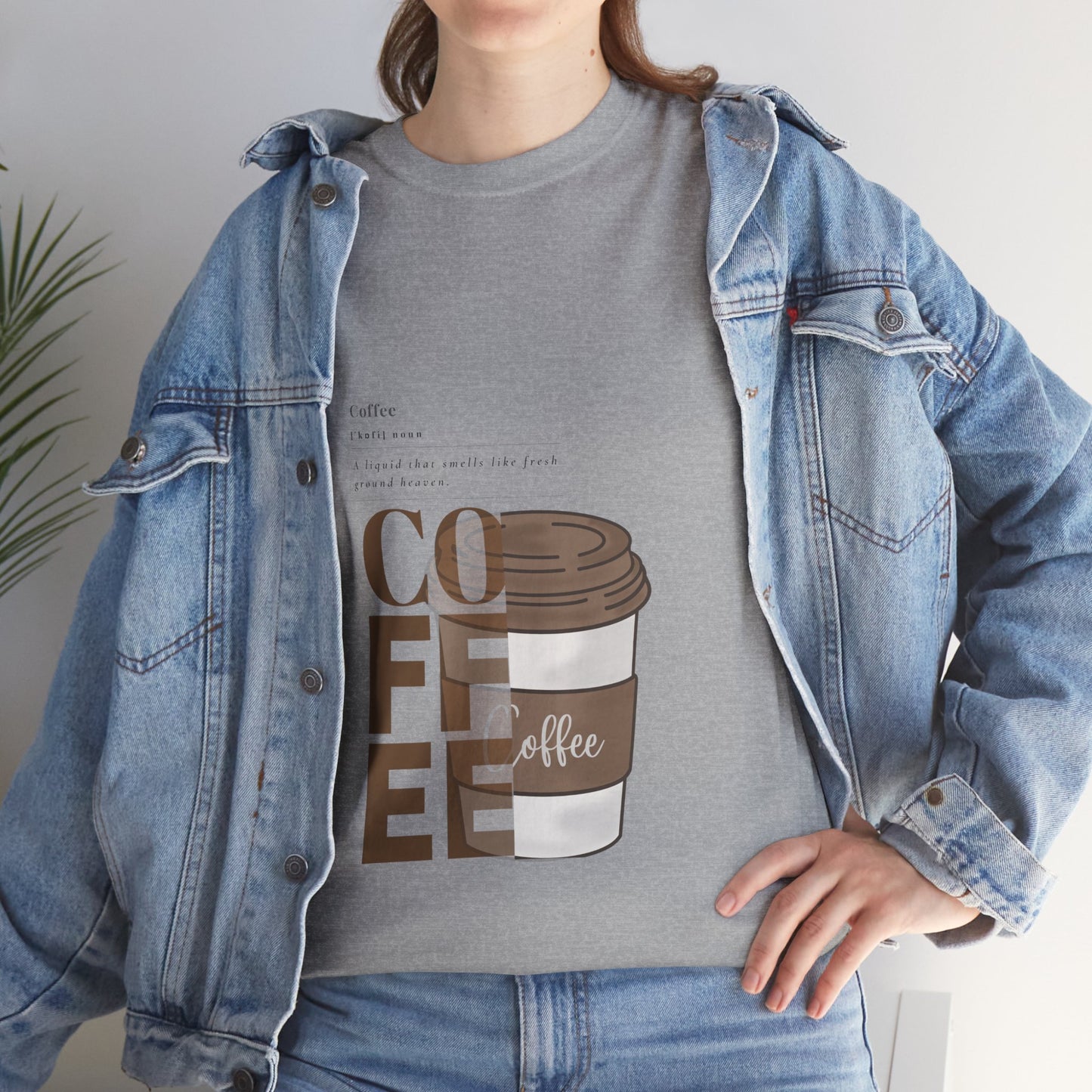 Fresh Brew Vibes Unisex Cotton Tee – Casual Coffee Lover’s T-Shirt