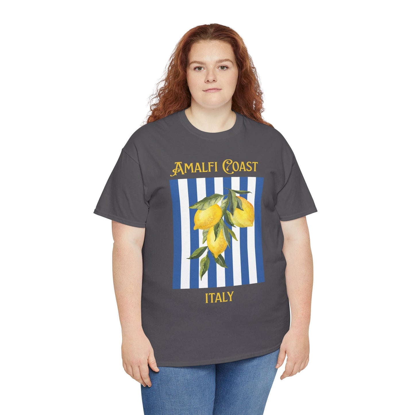 Unisex Amalfi Coast T-Shirt – Casual Coastal Graphic Tee - Wolf Aura Co