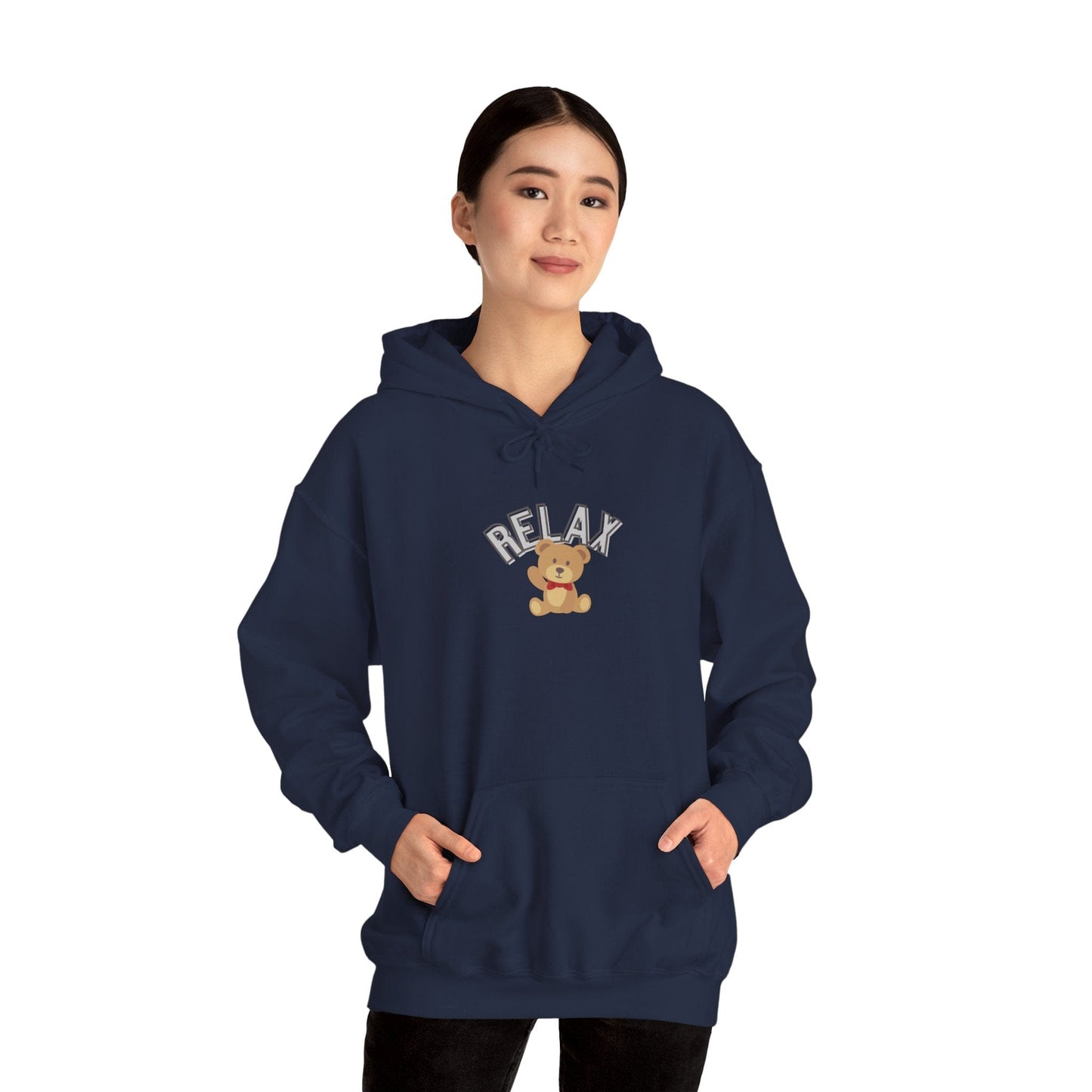 Teddy Bear Graphic Hoodie – Relaxation Sweatshirt for Men & Women - Wolf Aura Co