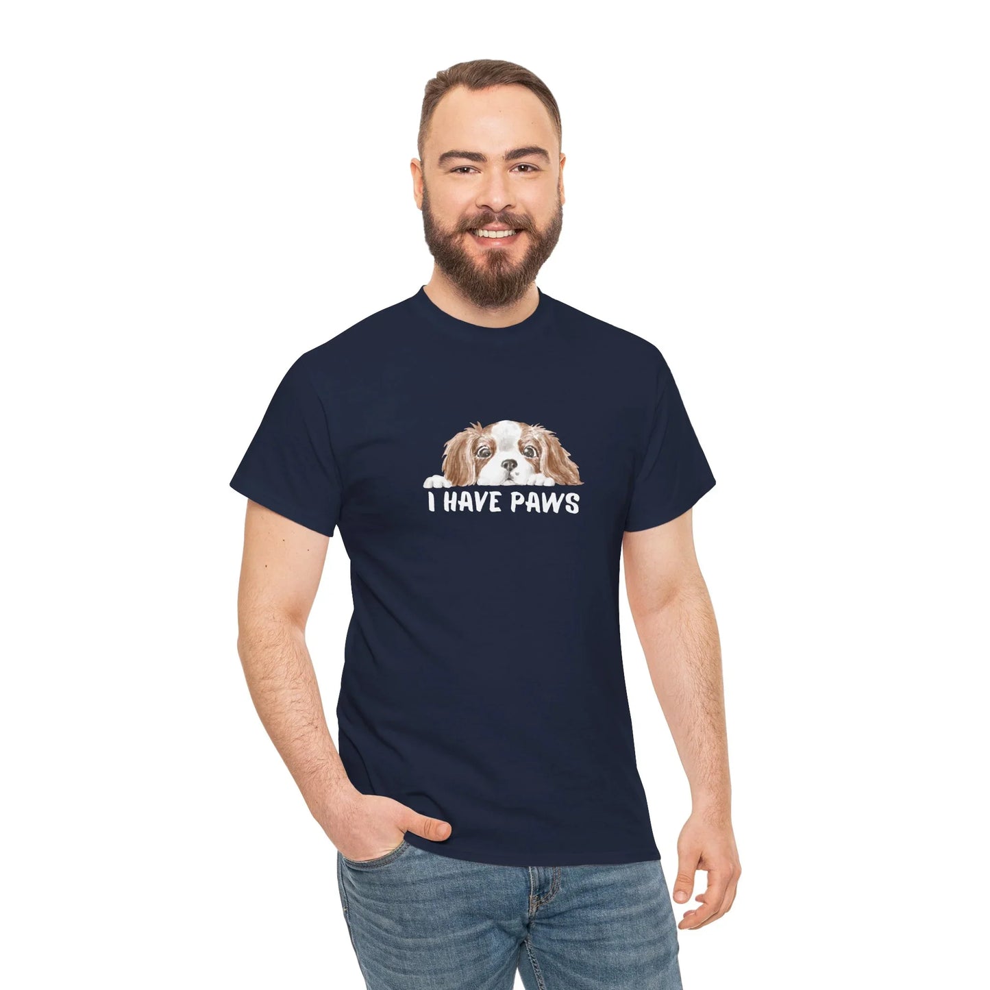 Dog Lover's Unisex Tee - I Have Paws - Wolf Aura Co