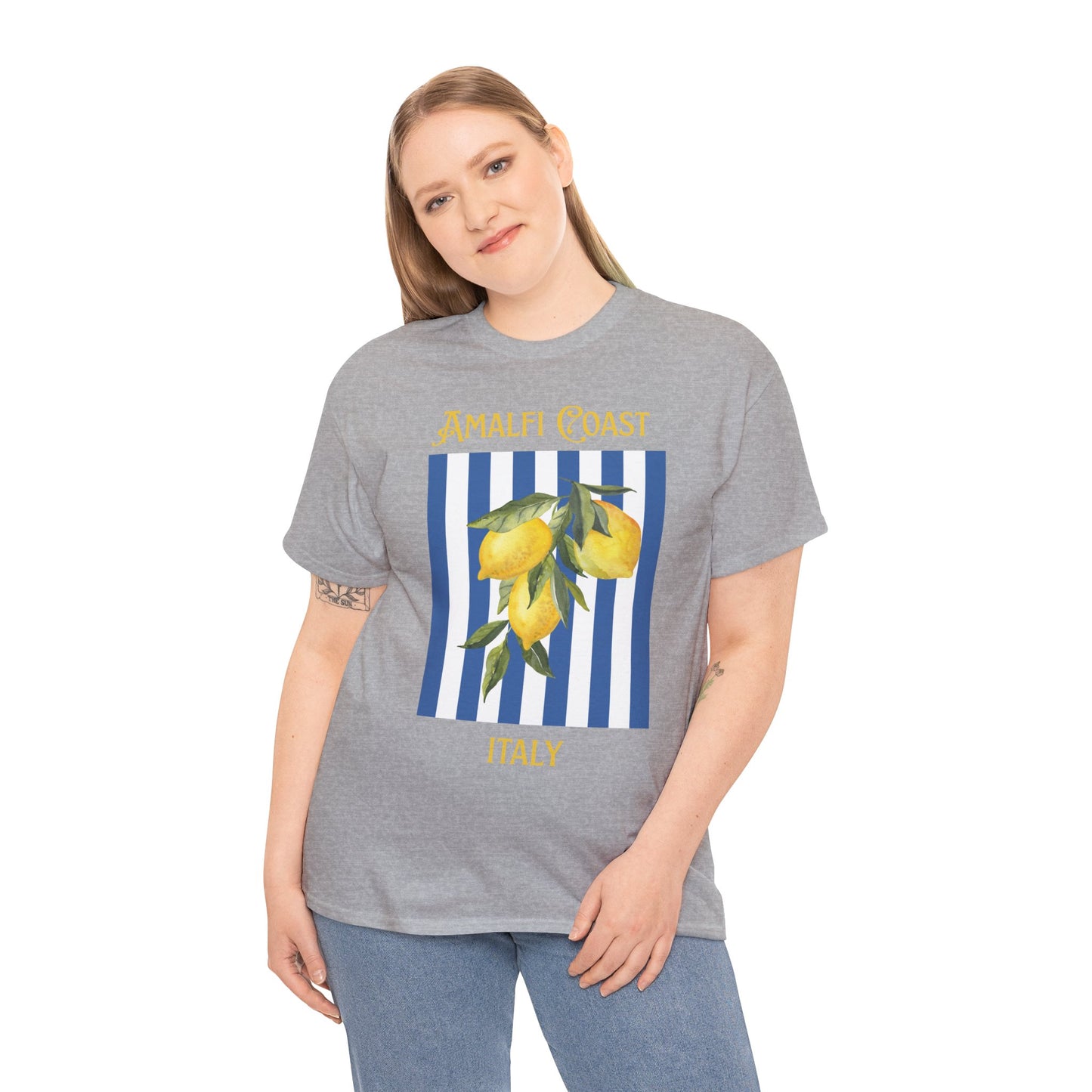 Unisex Amalfi Coast T-Shirt – Casual Coastal Graphic Tee - Wolf Aura Co