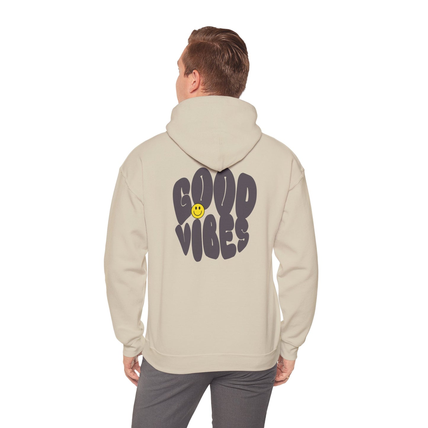 Good Vibes Unisex Hoodie - Cozy Sweatshirt, Casual Wear, Perfect Gift, Everyday Comfort, Trendy Fashion - Wolf Aura Co