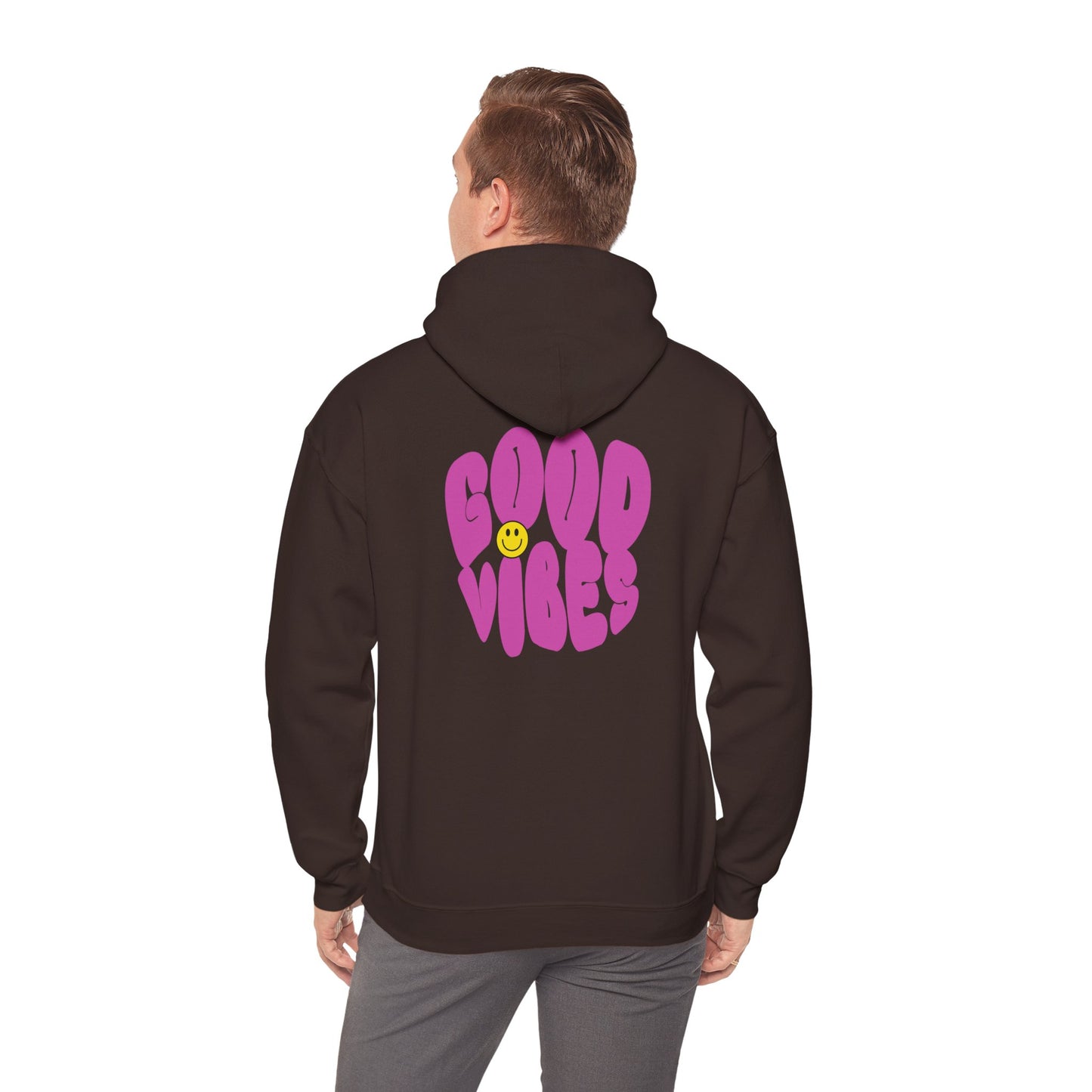 Good Vibes Unisex Hoodie - Cozy Sweatshirt, Casual Wear, Perfect Gift, Everyday Comfort, Trendy Fashion - Wolf Aura Co