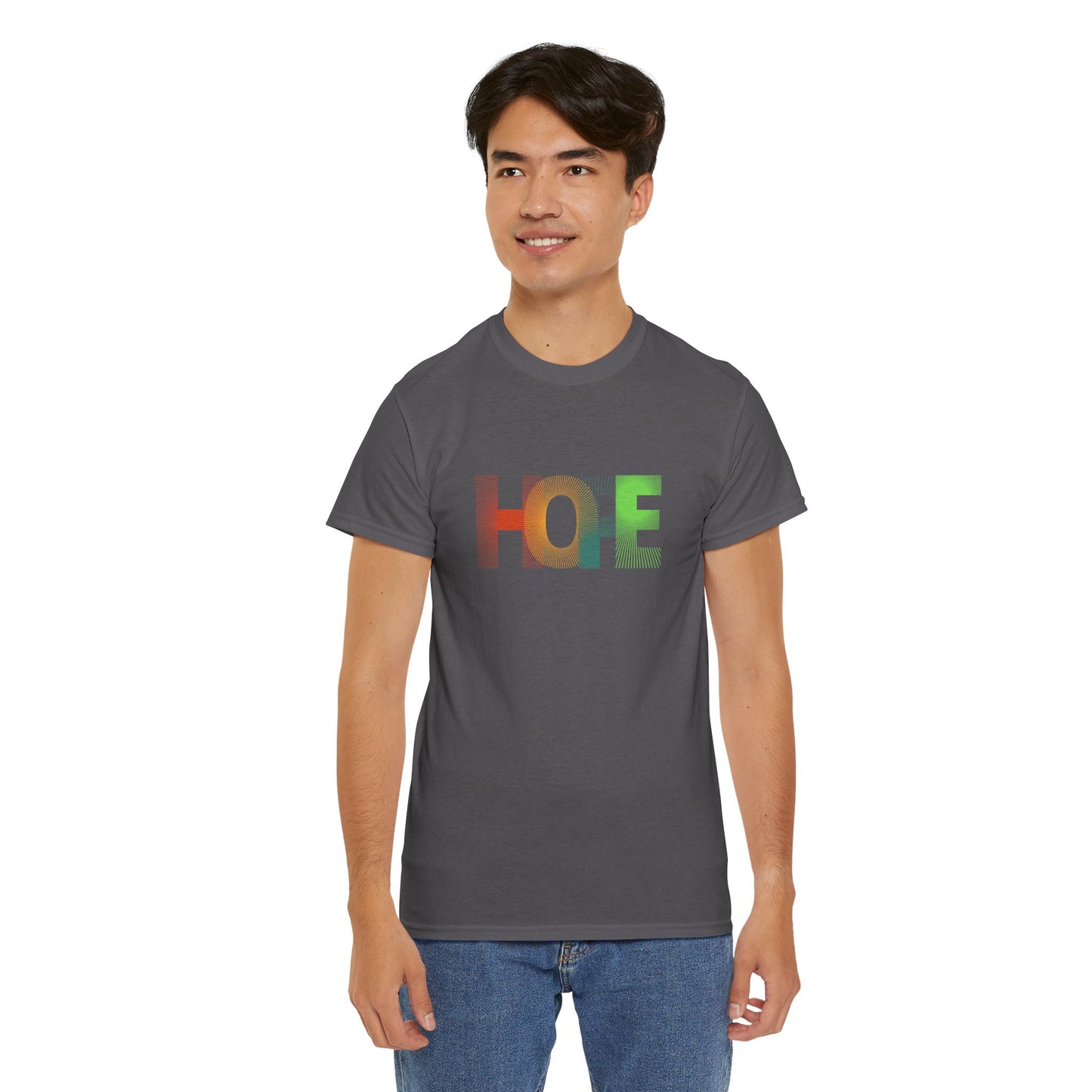 Unisex Hope Graphic Tee – Motivational Casual Wear - Wolf Aura Co