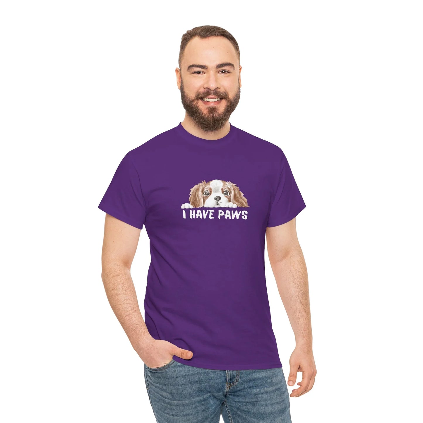 Dog Lover's Unisex Tee - I Have Paws - Wolf Aura Co
