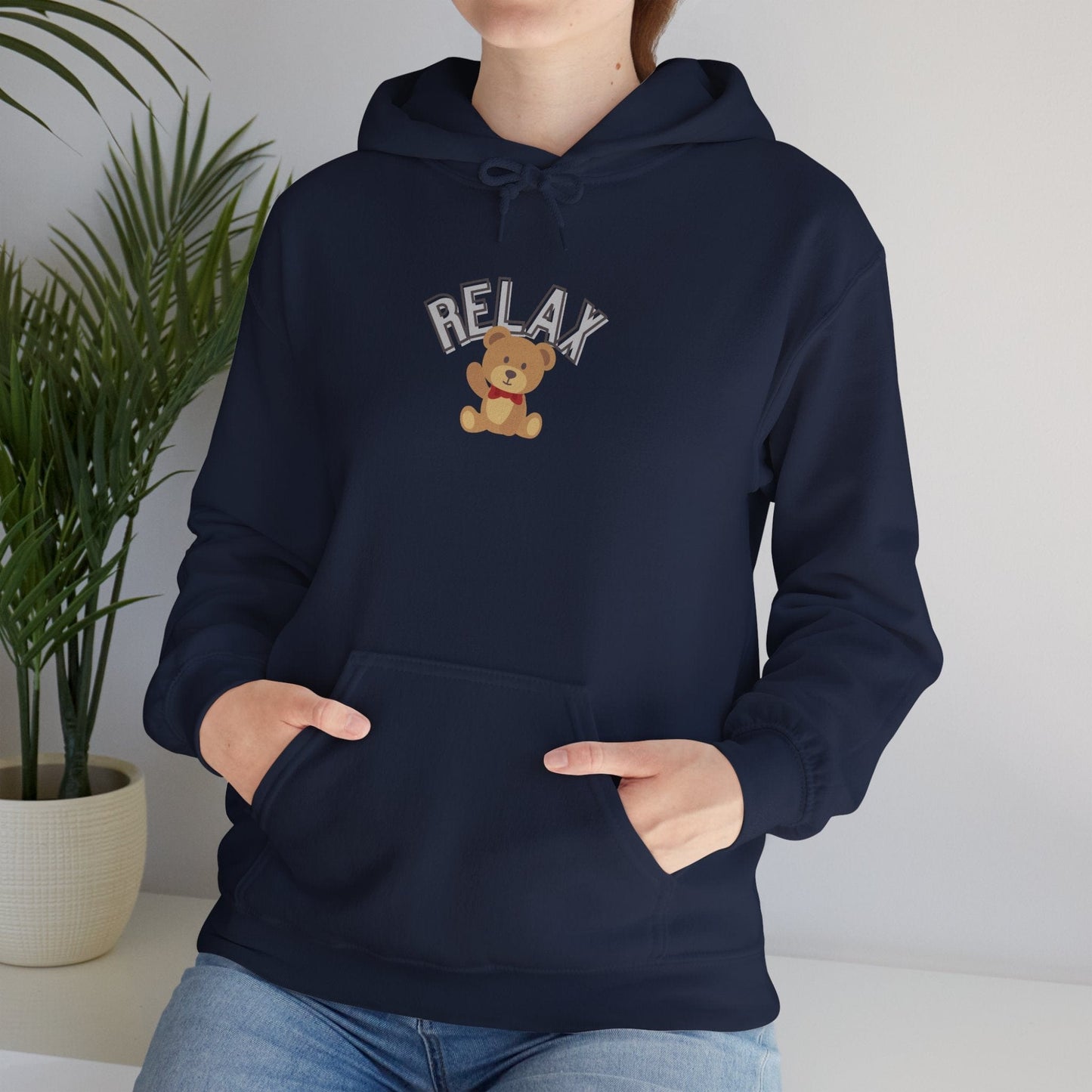 Teddy Bear Graphic Hoodie – Relaxation Sweatshirt for Men & Women - Wolf Aura Co