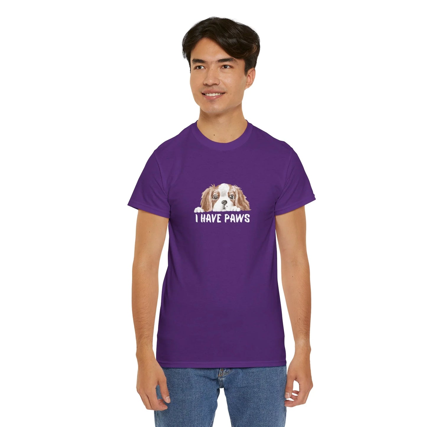 Dog Lover's Unisex Tee - I Have Paws - Wolf Aura Co