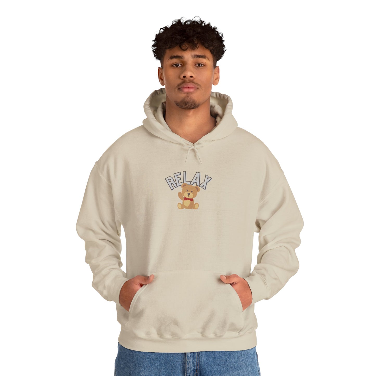 Teddy Bear Graphic Hoodie – Relaxation Sweatshirt for Men & Women - Wolf Aura Co