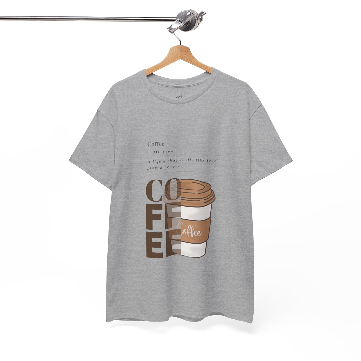 Fresh Brew Vibes Cotton T-Shirt – Casual Coffee Lovers Graphic Tee, Everyday Comfort, Barista Gift - Wolf Aura Co