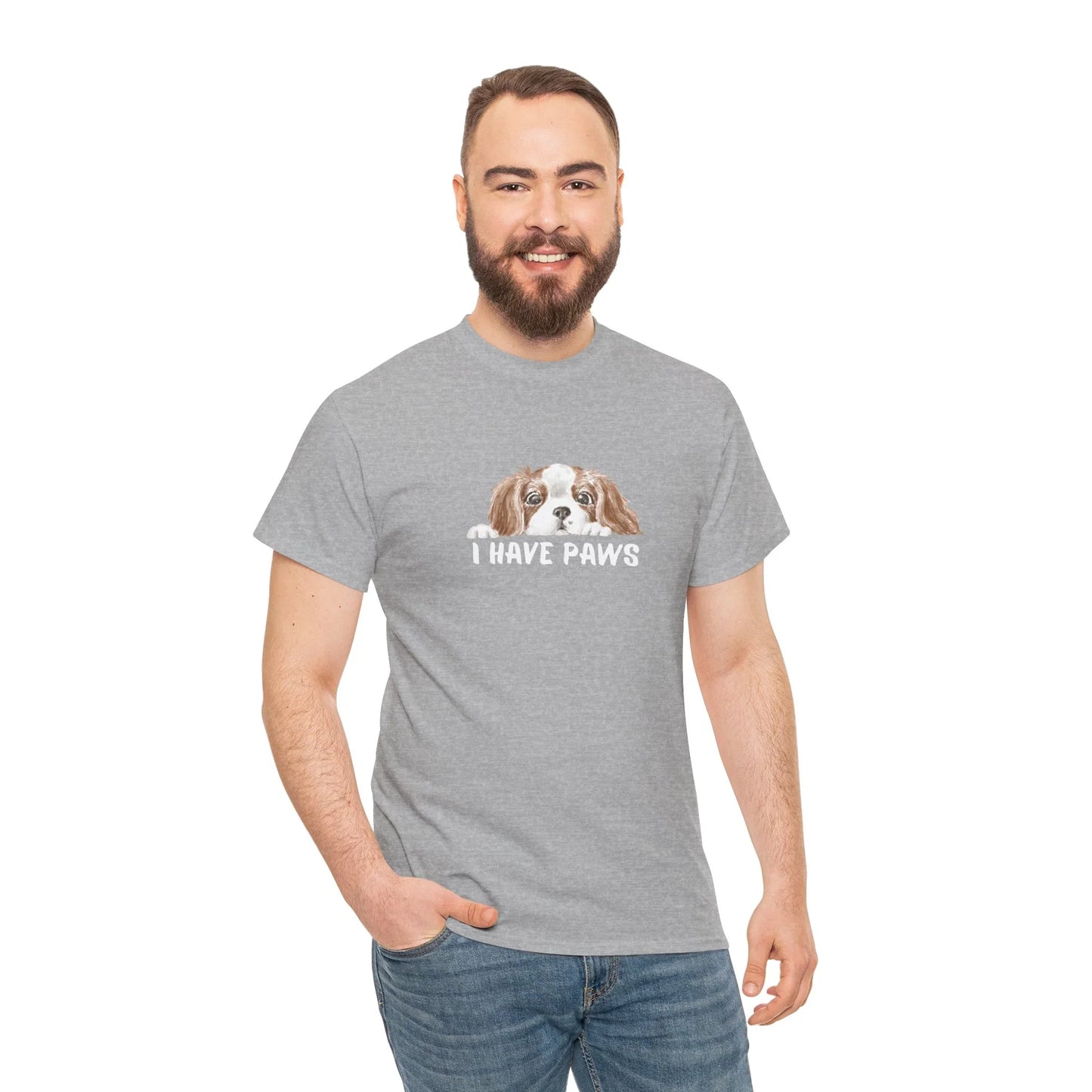 Dog Lover's Unisex Tee - I Have Paws - Wolf Aura Co