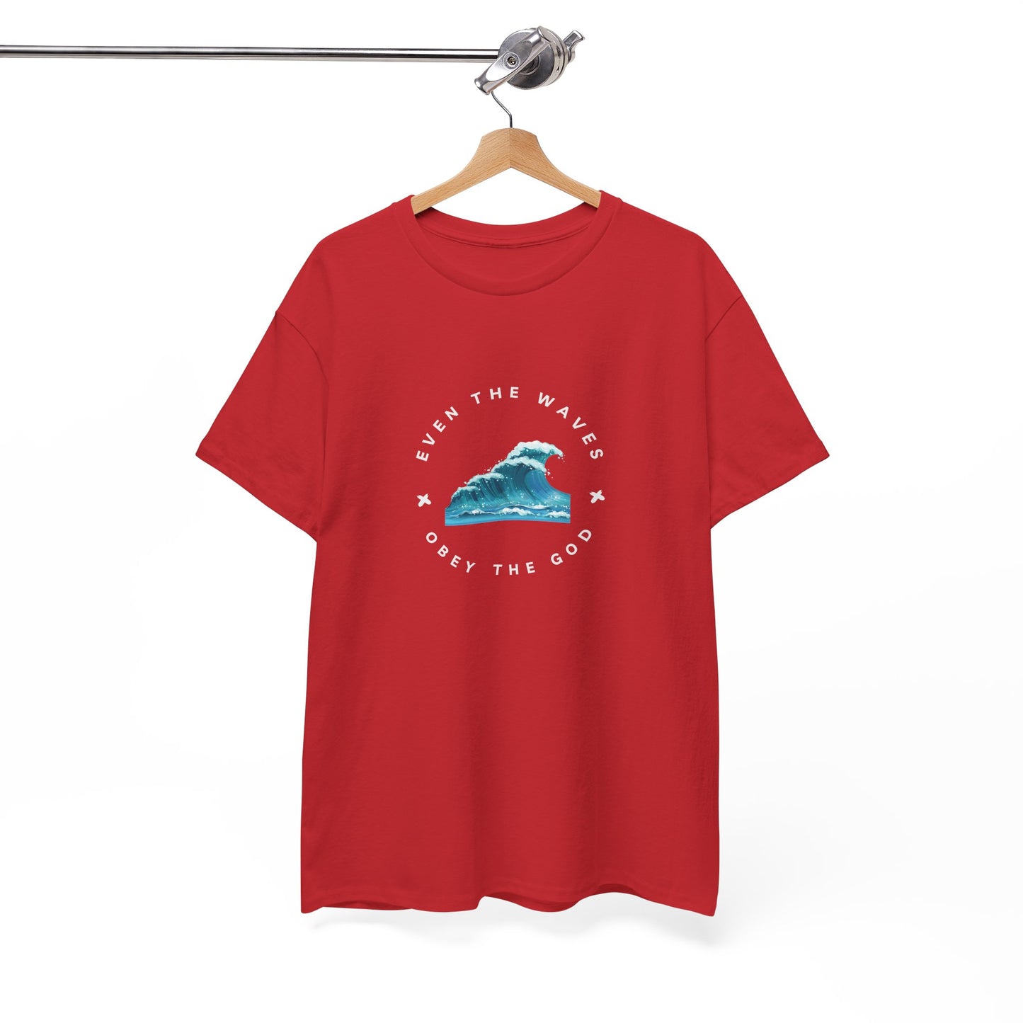 Wave Unisex Tee – Casual Cotton T-Shirt for Everyday Comfort - Wolf Aura Co