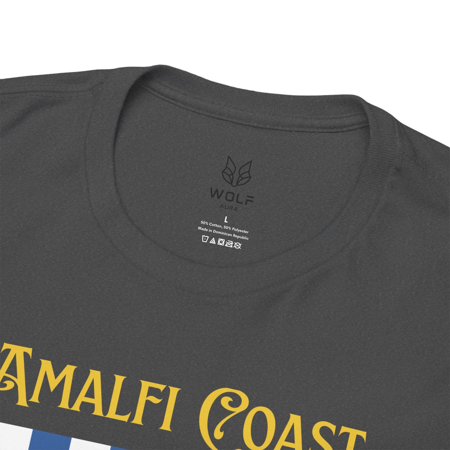 Unisex Amalfi Coast T-Shirt – Casual Coastal Graphic Tee - Wolf Aura Co