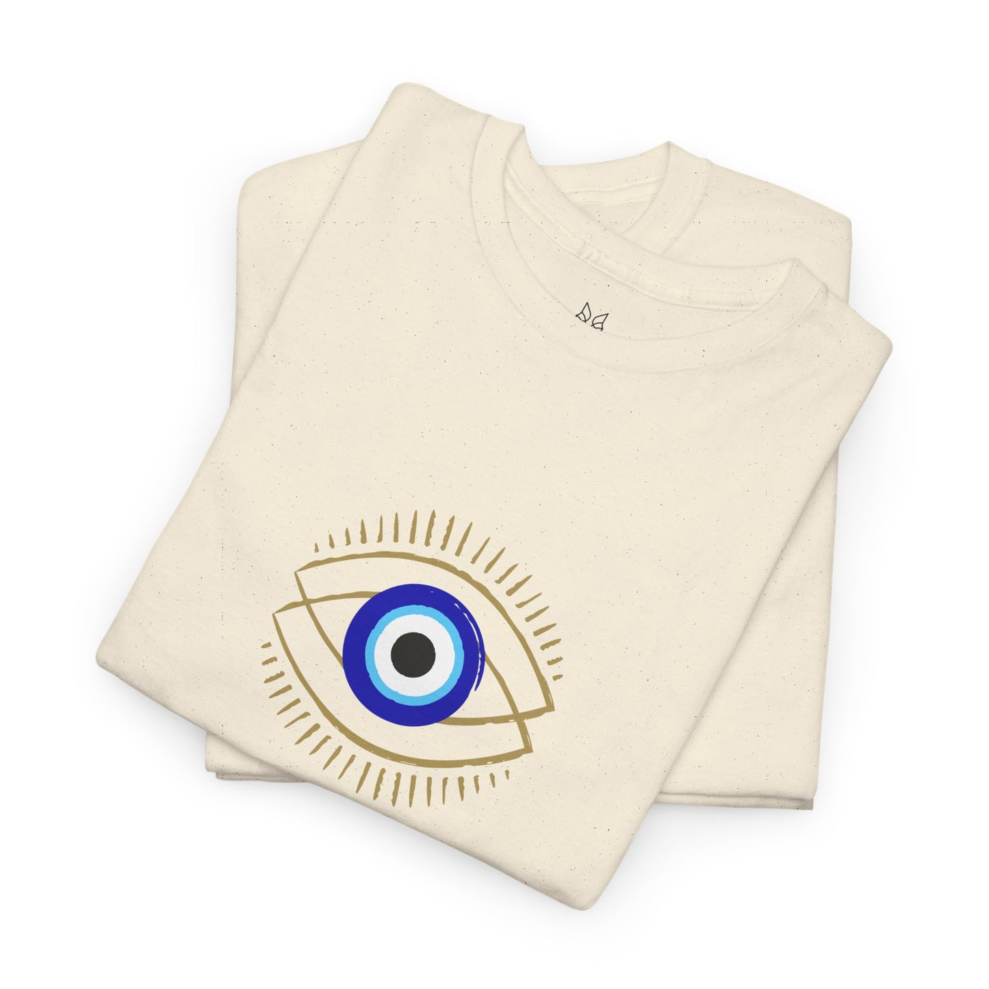 Evil Eye Graphic Tee – Unisex Casual Cotton T-Shirt | Protect Your Energy Shirt, Positive Vibes Apparel, Spiritual Gift - Wolf Aura Co