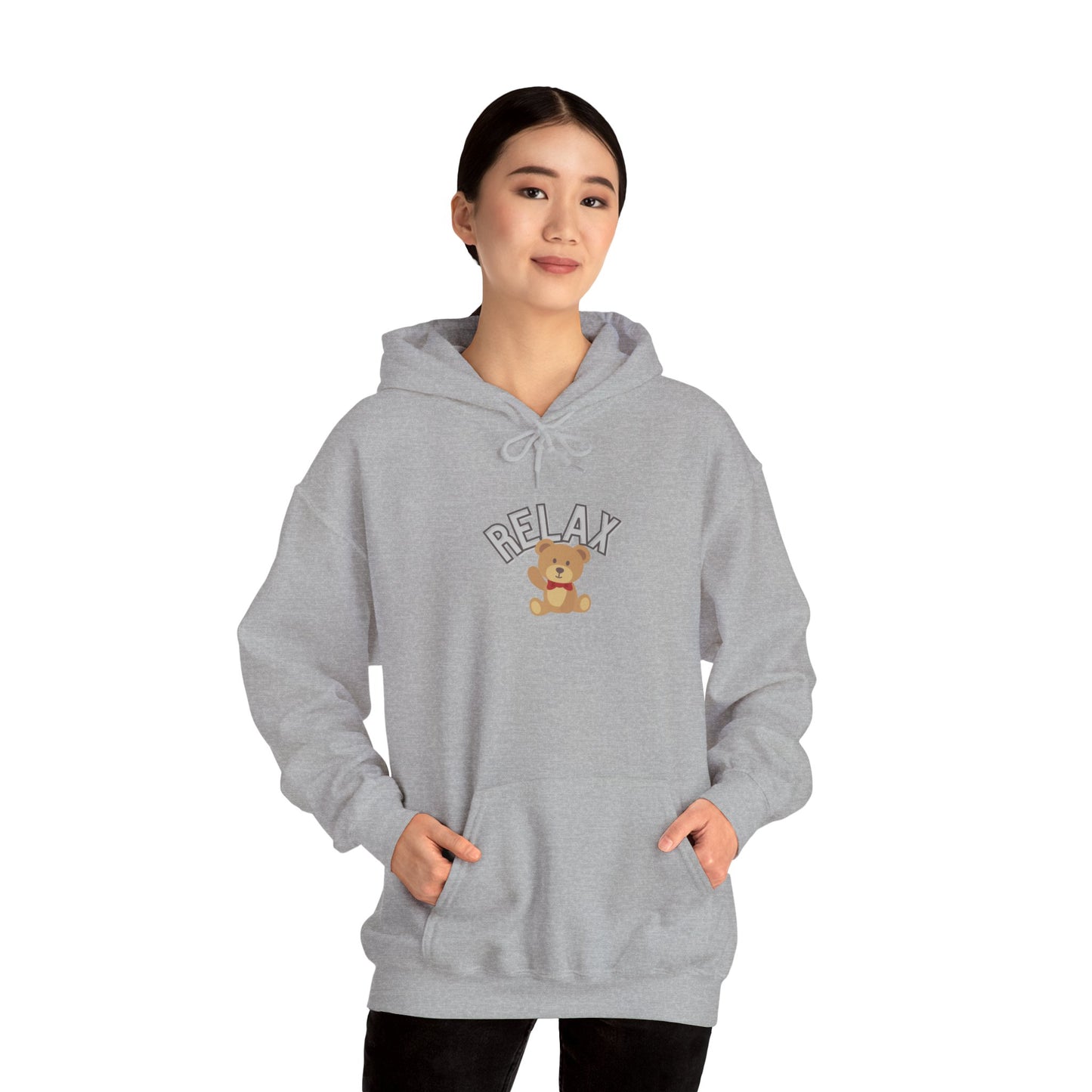 Teddy Bear Graphic Hoodie – Relaxation Sweatshirt for Men & Women - Wolf Aura Co