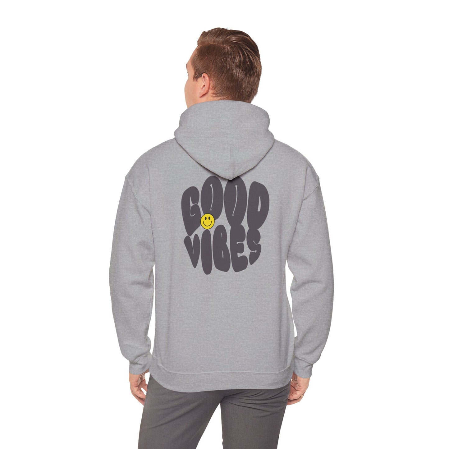 Good Vibes Unisex Hoodie - Cozy Sweatshirt, Casual Wear, Perfect Gift, Everyday Comfort, Trendy Fashion - Wolf Aura Co