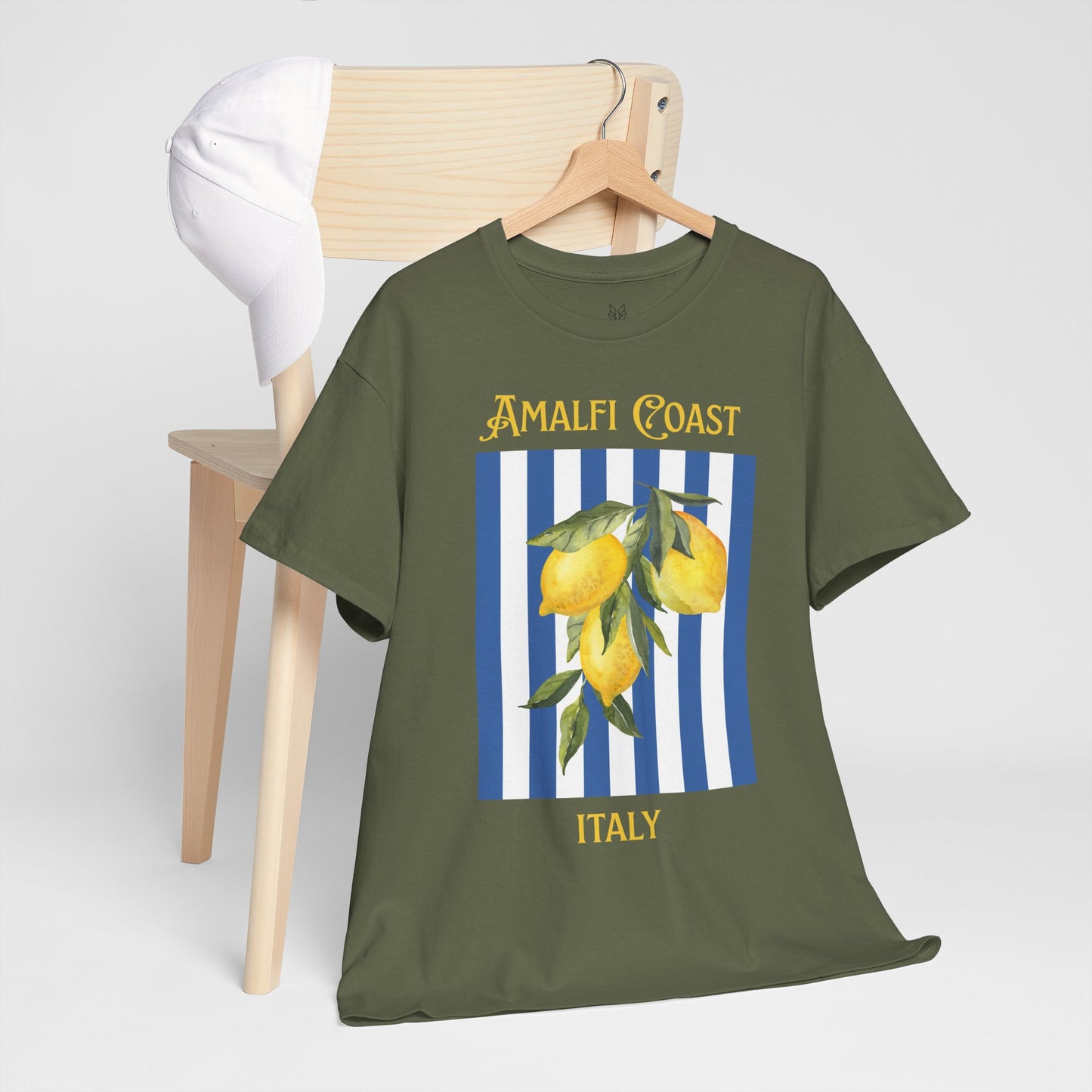 Unisex Amalfi Coast T-Shirt – Casual Coastal Graphic Tee - Wolf Aura Co