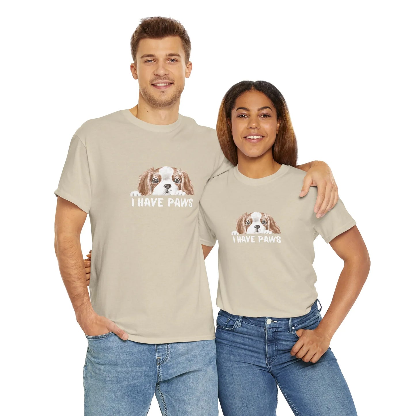 Dog Lover's Unisex Tee - I Have Paws - Wolf Aura Co