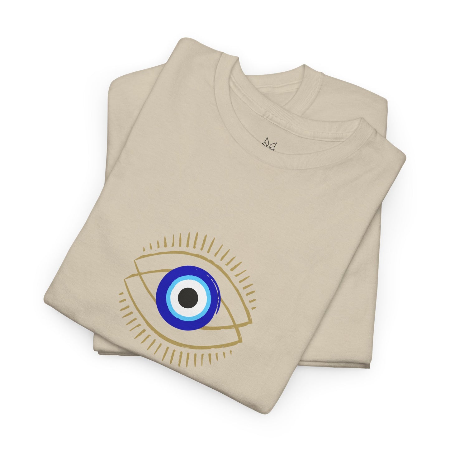 Evil Eye Graphic Tee – Unisex Casual Cotton T-Shirt | Protect Your Energy Shirt, Positive Vibes Apparel, Spiritual Gift - Wolf Aura Co