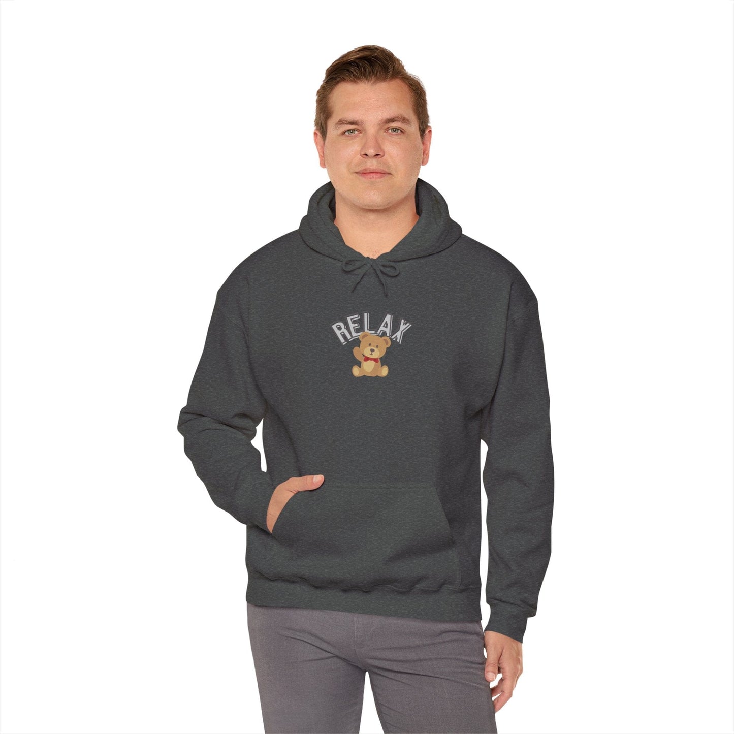Teddy Bear Graphic Hoodie – Relaxation Sweatshirt for Men & Women - Wolf Aura Co
